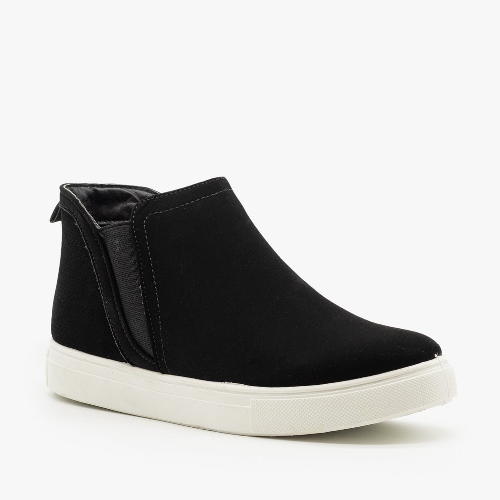 slip on ankle sneakers