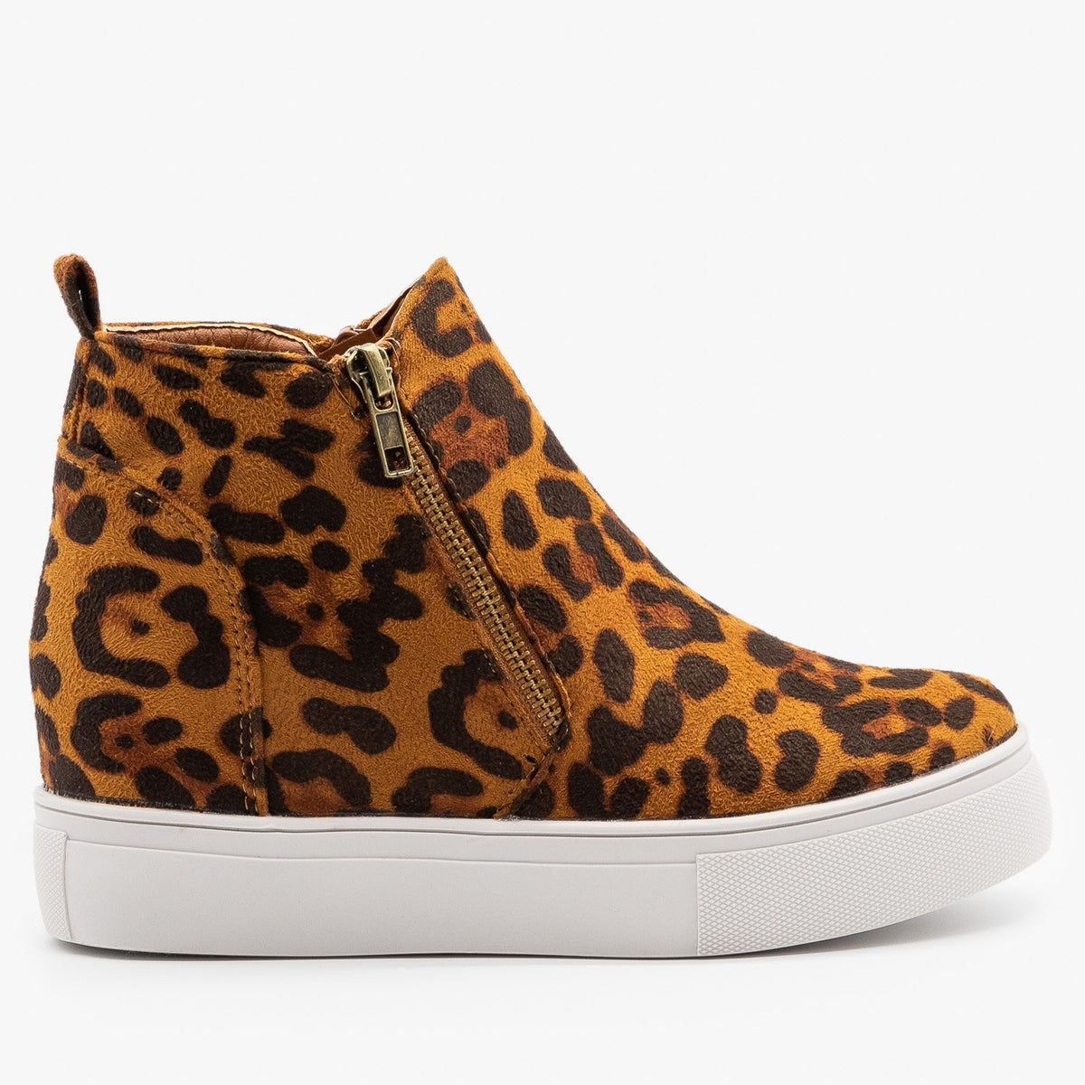 leopard sneaker wedges