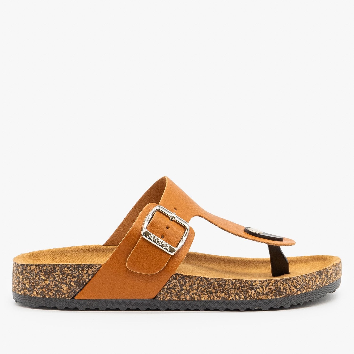 Buckled Cork Sandals - Anna Shoes Glory 
