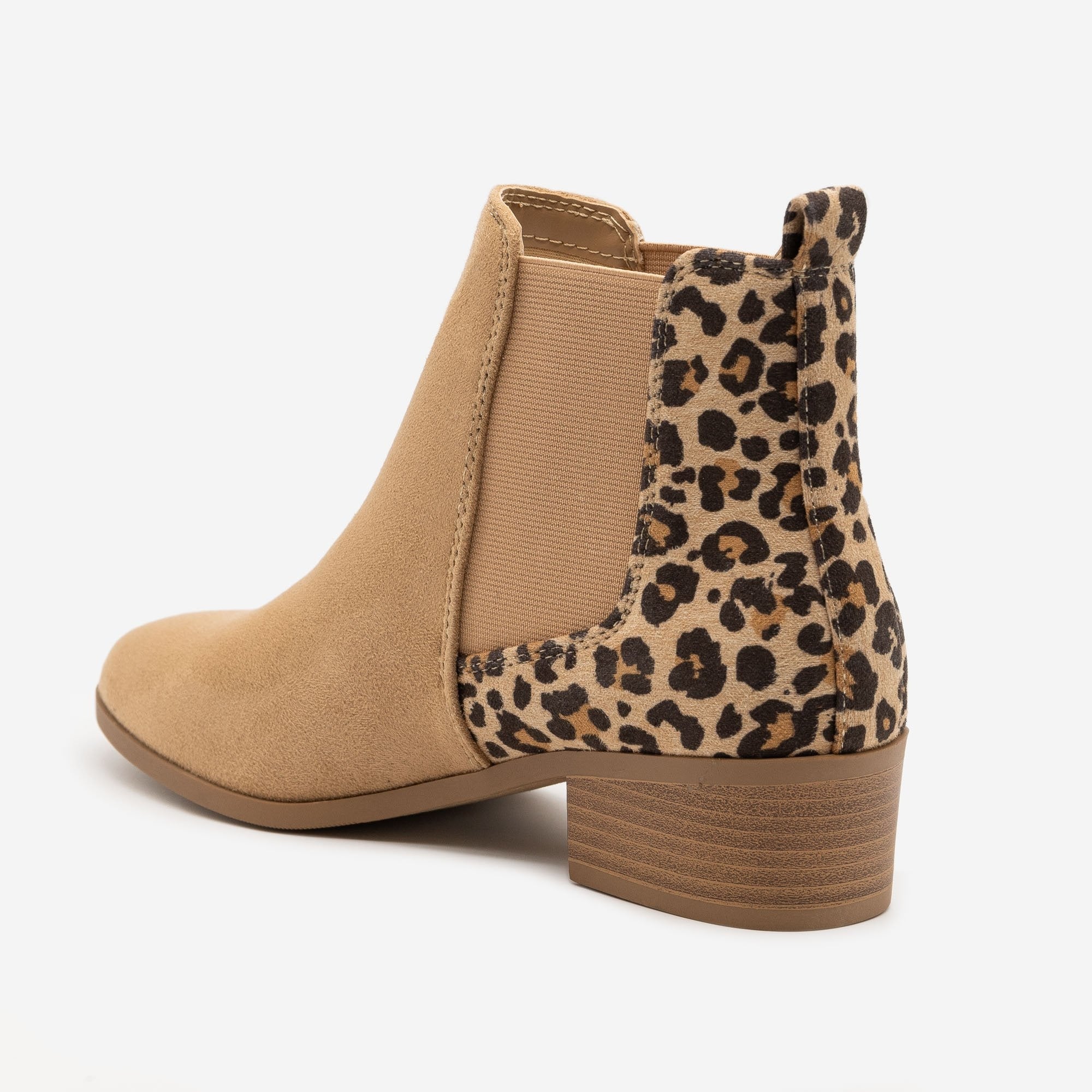 soda leopard booties