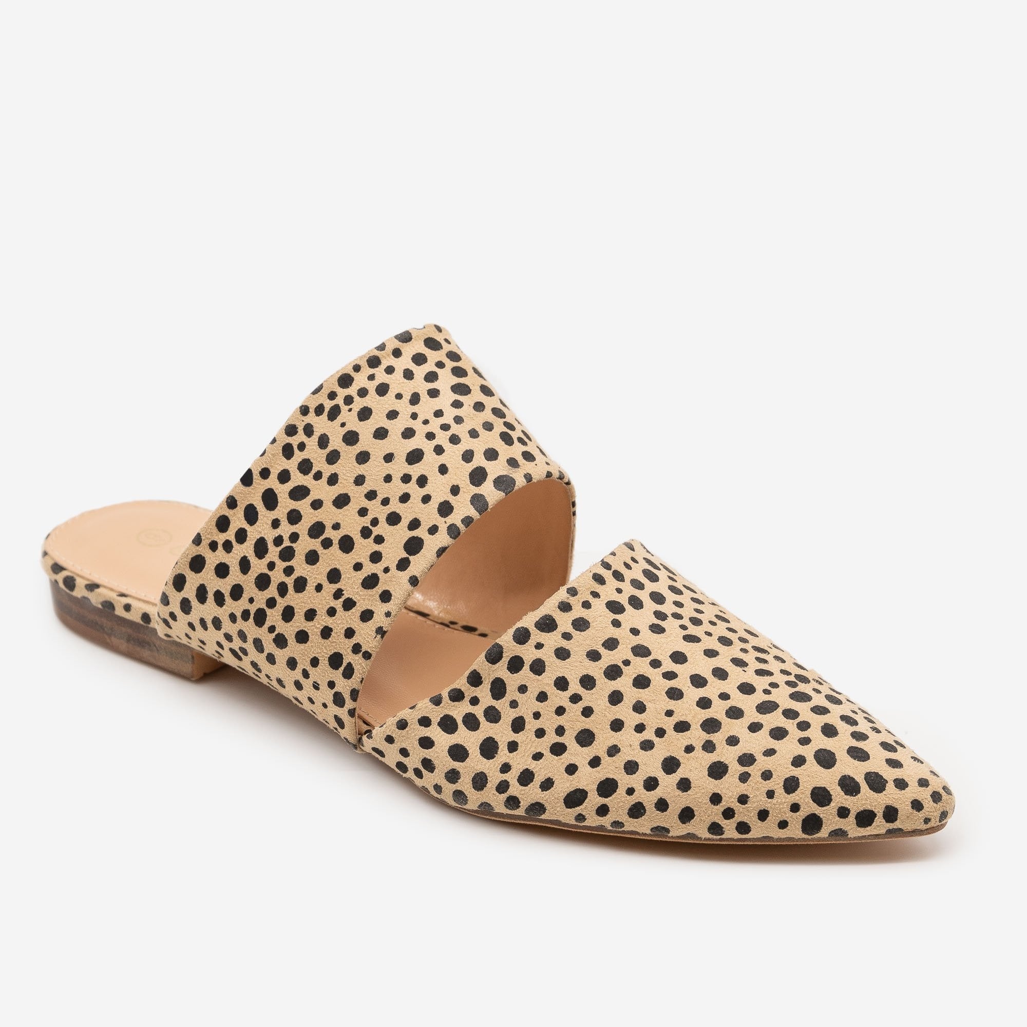 Cheetah Print Cut Out Mules - Mata 