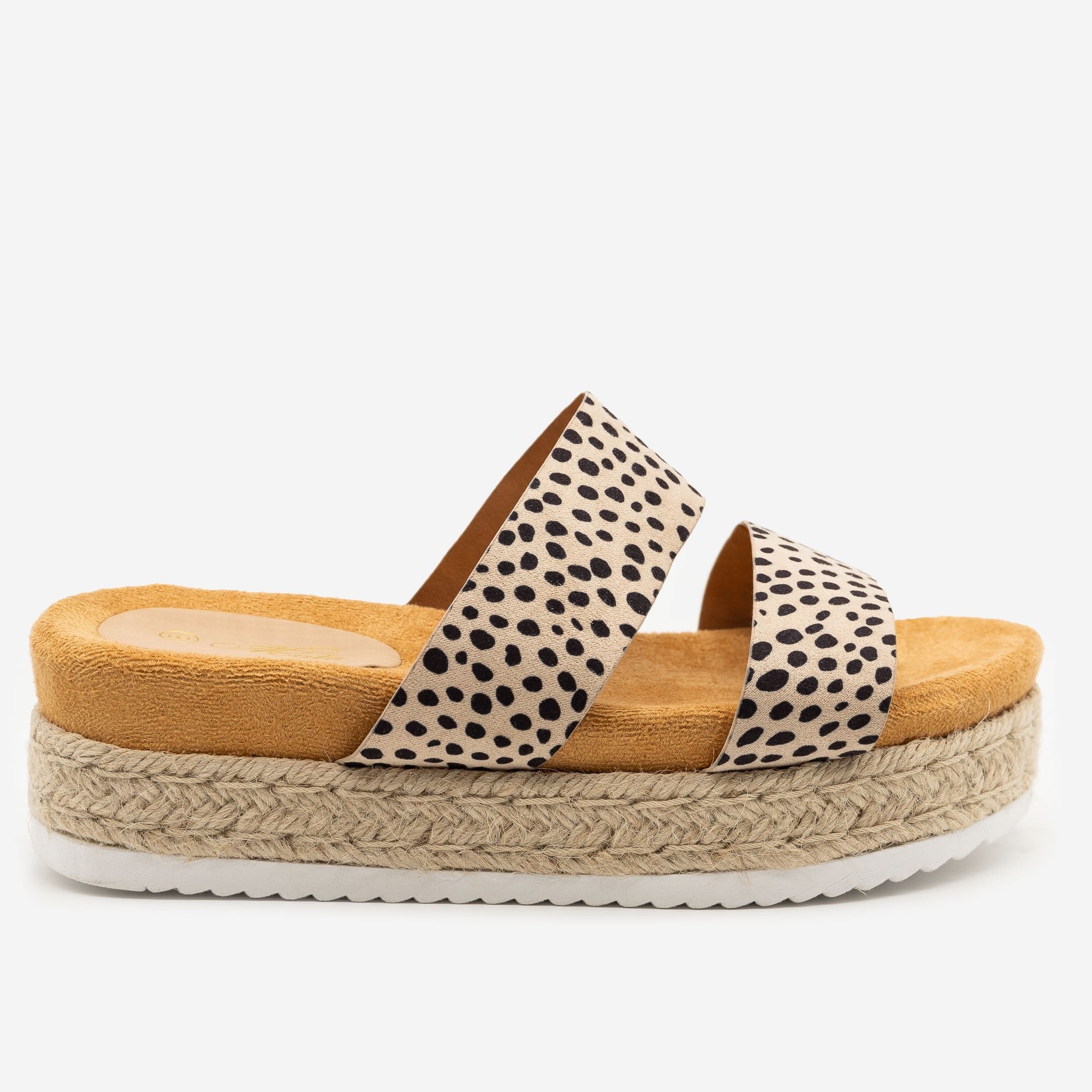 Cheetah Print Espadrille Flatform 