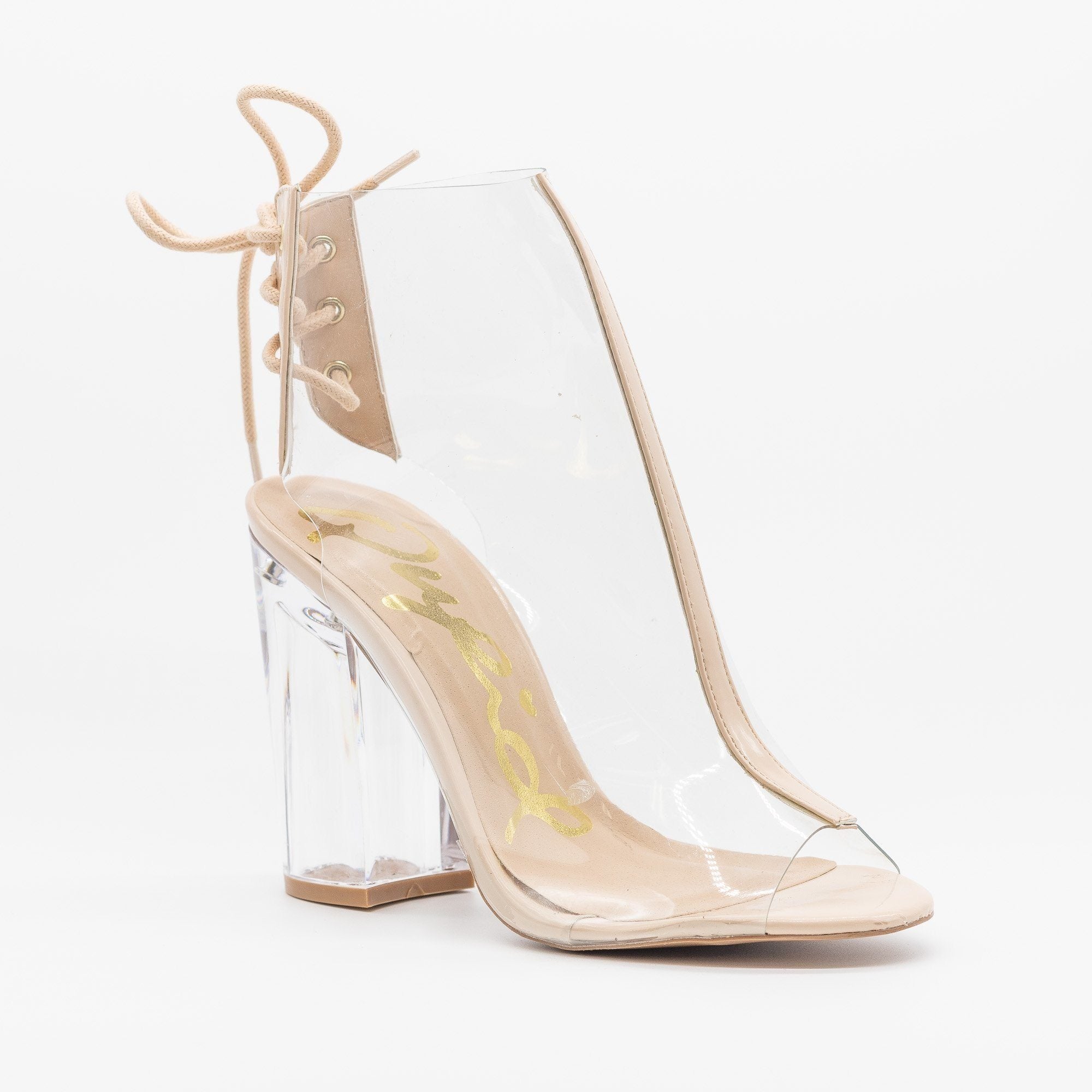 clear heels afterpay