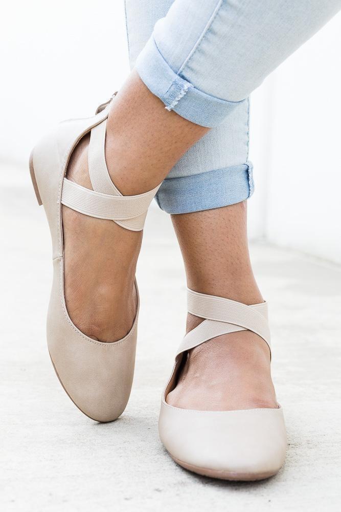 ballet flats with straps