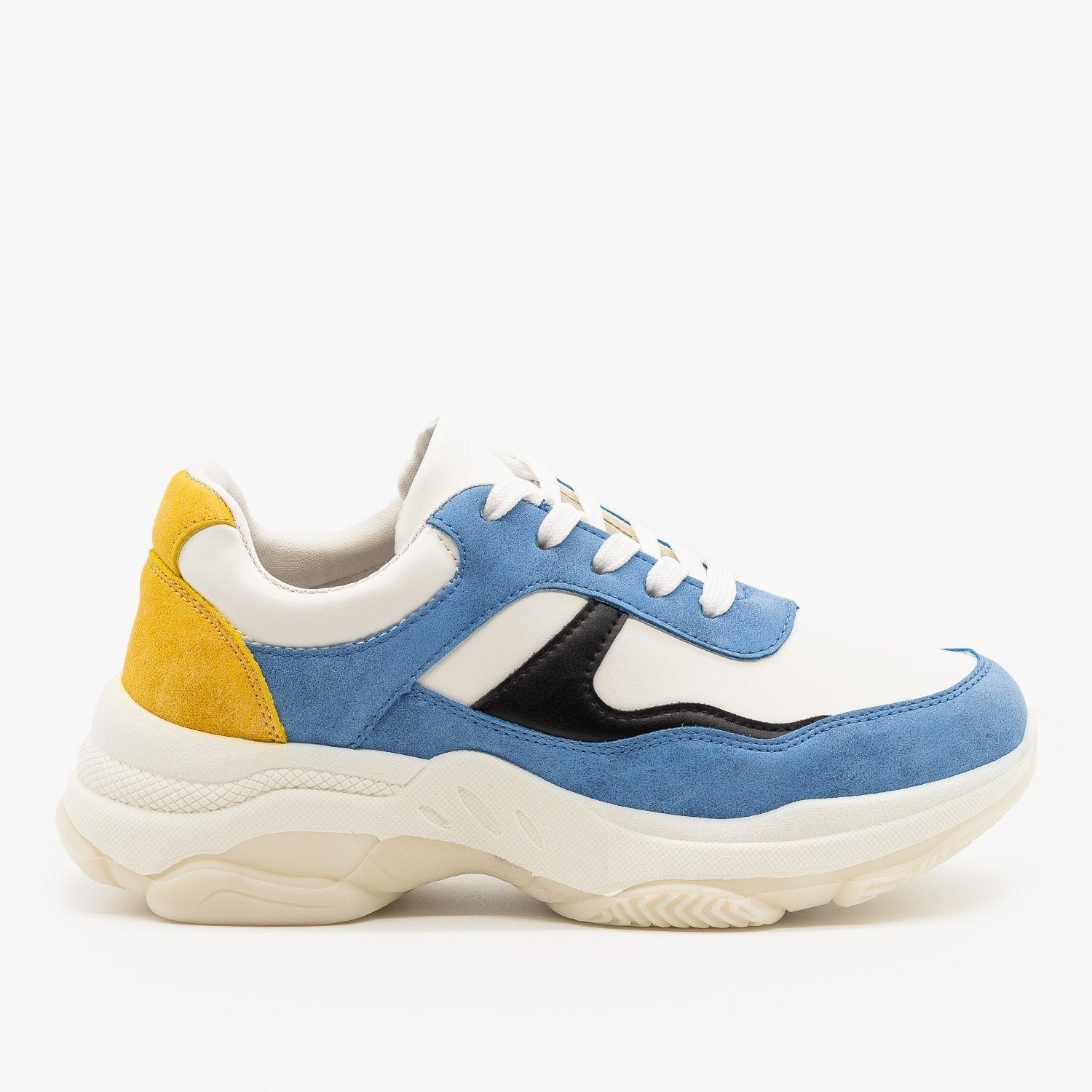 Chunky Color Block Sneakers - Unilady 