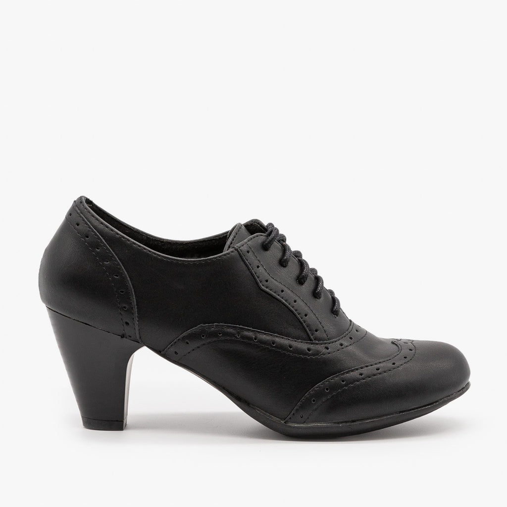 Classy Oxford Heels - Refresh Shoes Amany | Shoetopia