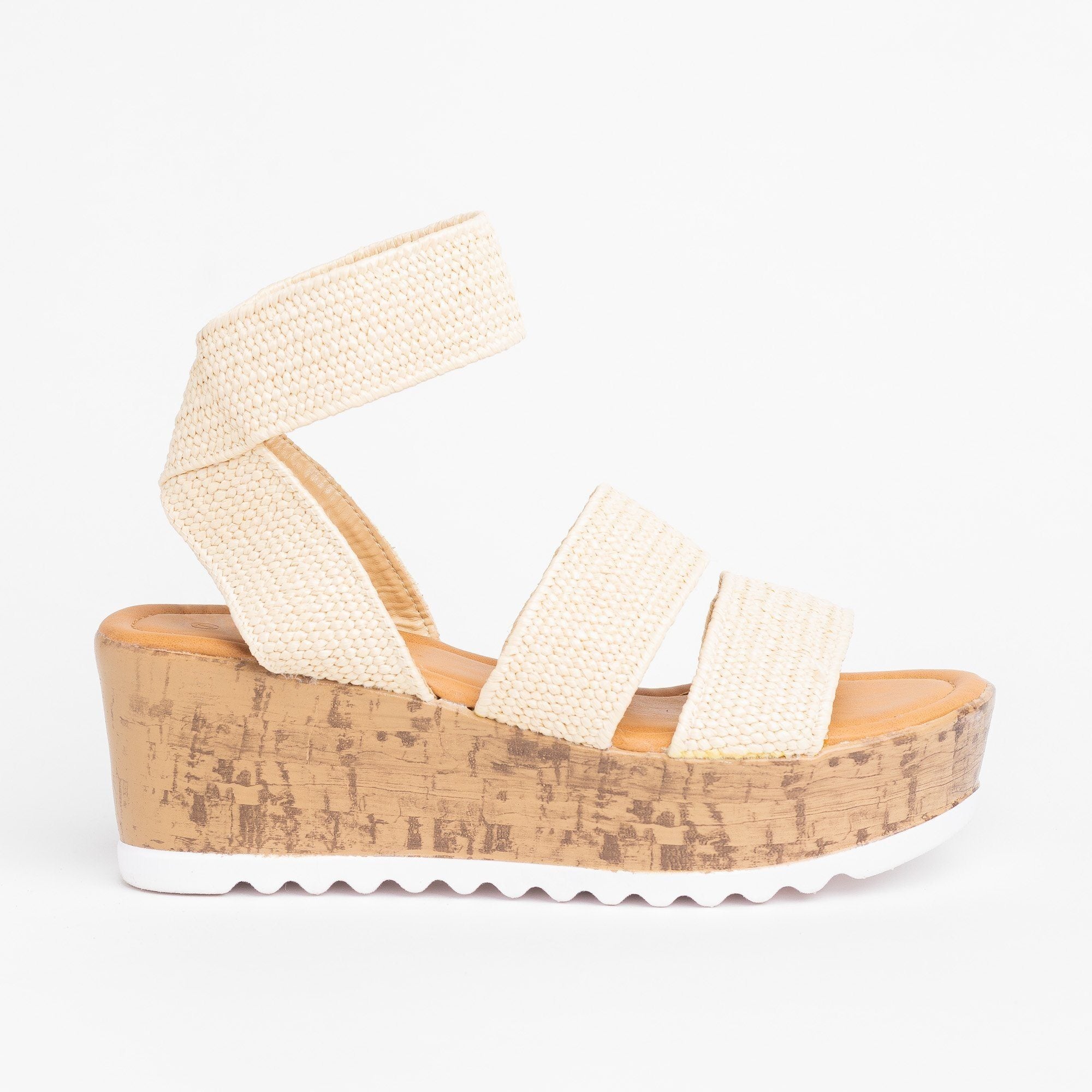 womens cork wedges