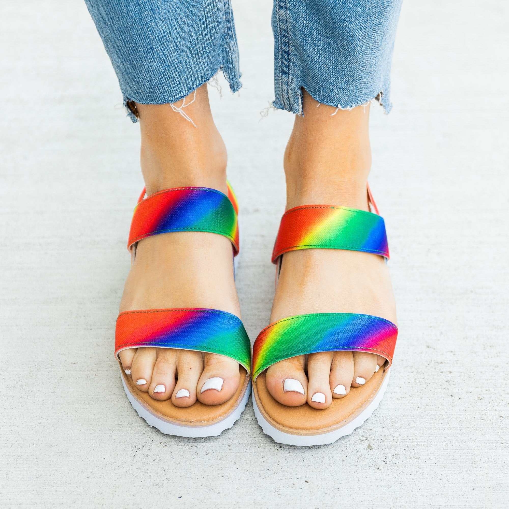 bamboo rainbow sandals