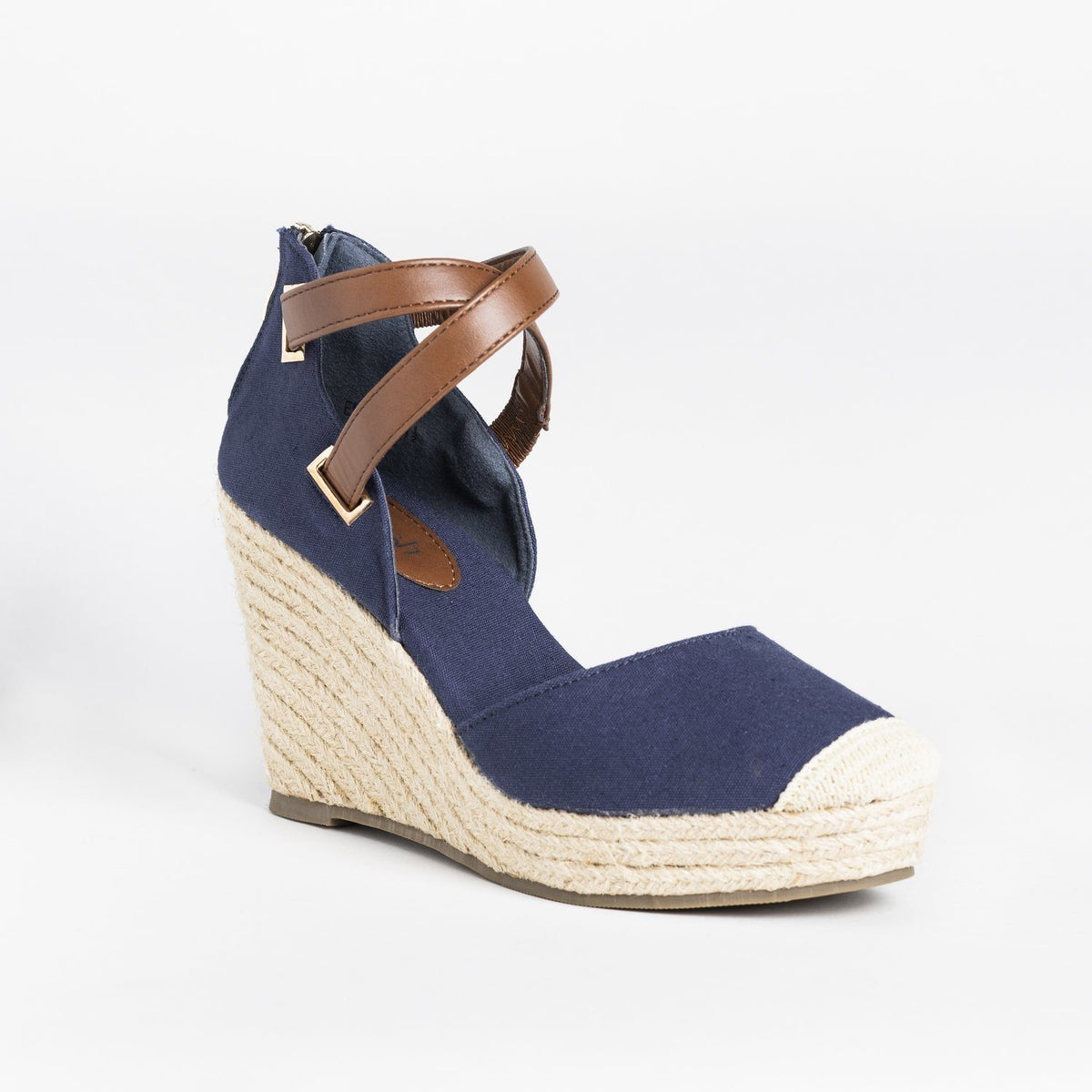 Criss-Cross Ankle Strap Espadrille 