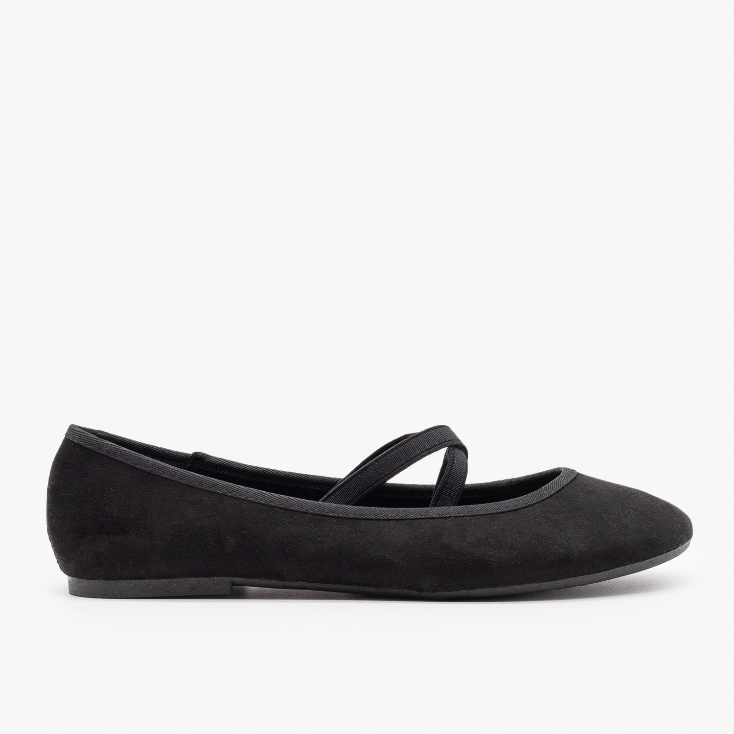 ballet flats with cross straps