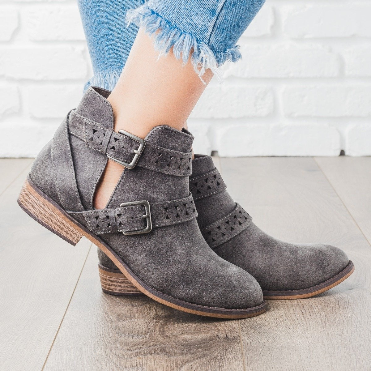 Double Belted Bootie City Classified 
