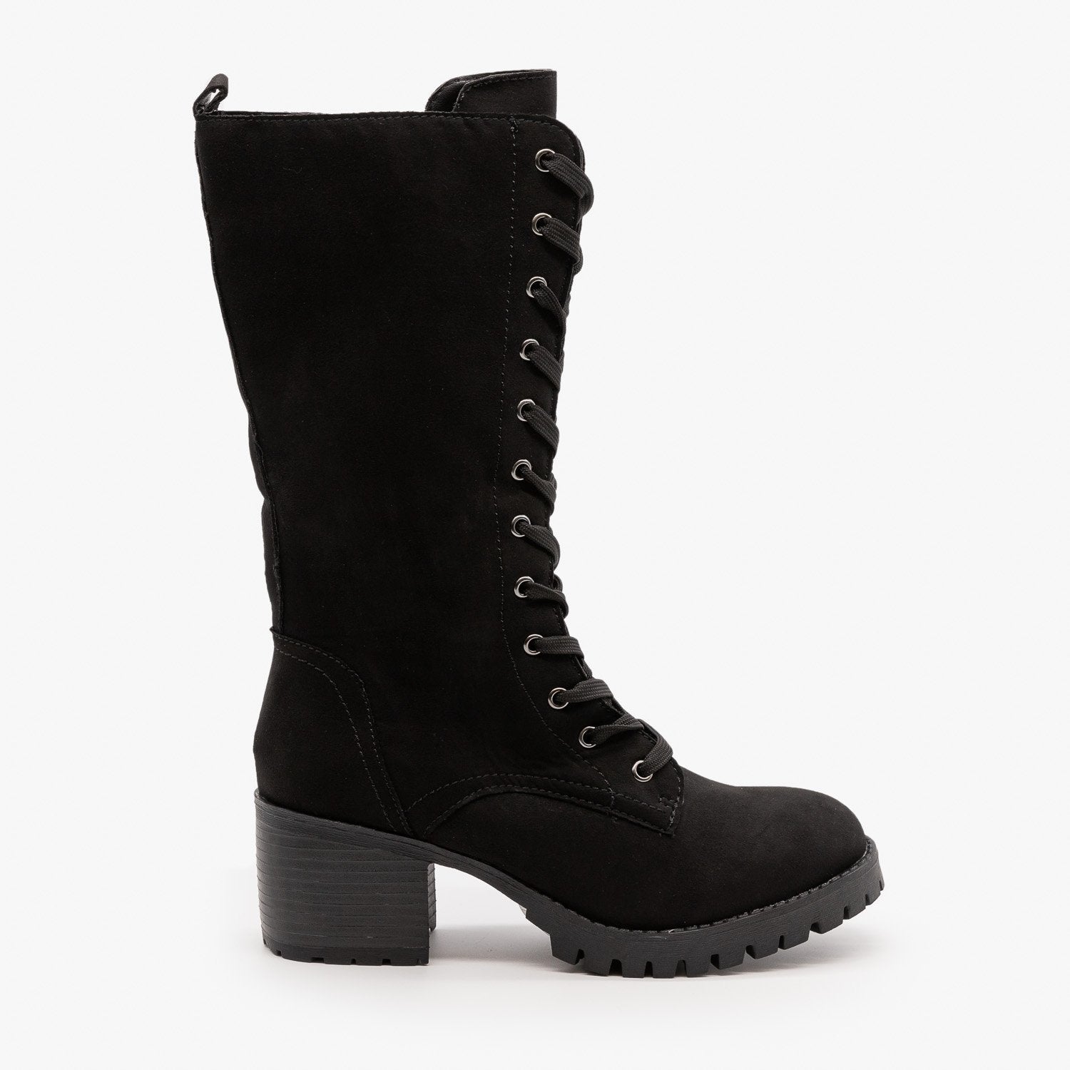 bamboo lace up combat boots