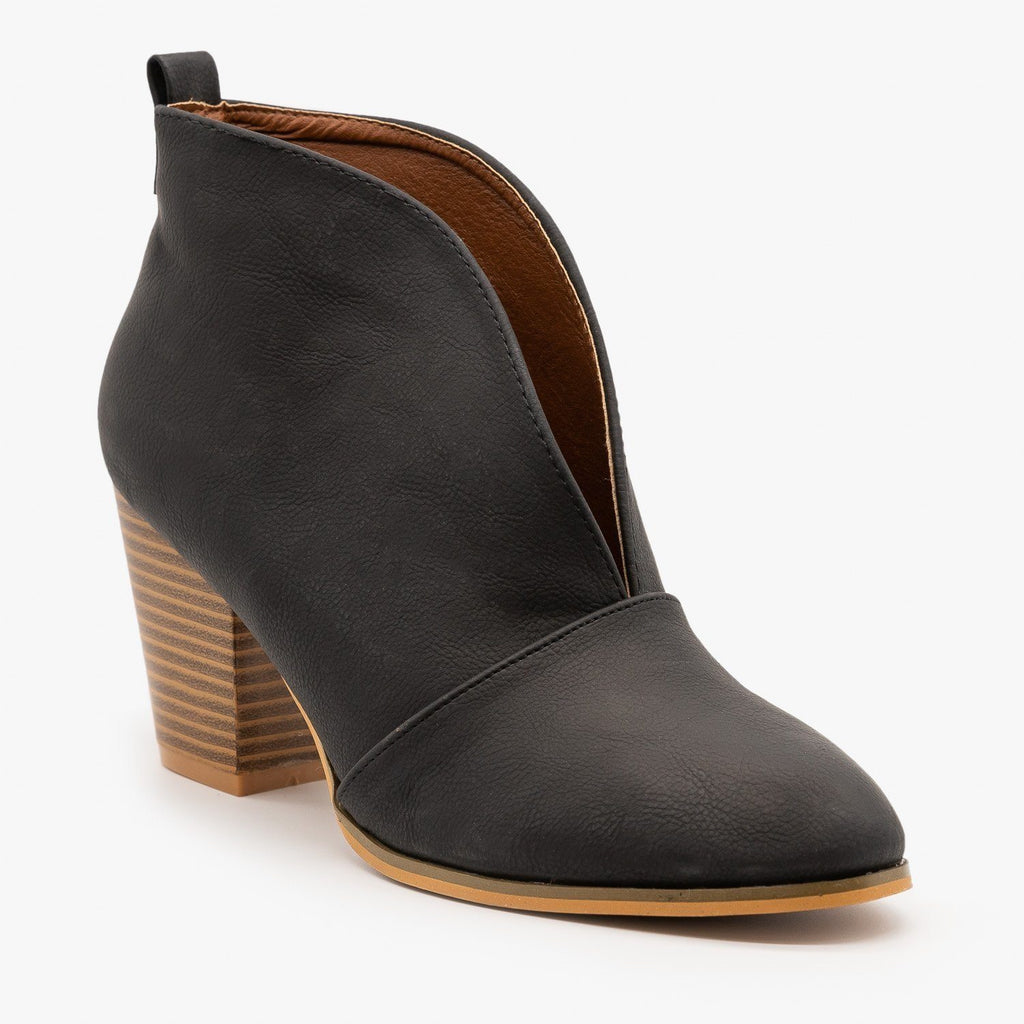 Elegant Front Cut Out Bootie - Weeboo 