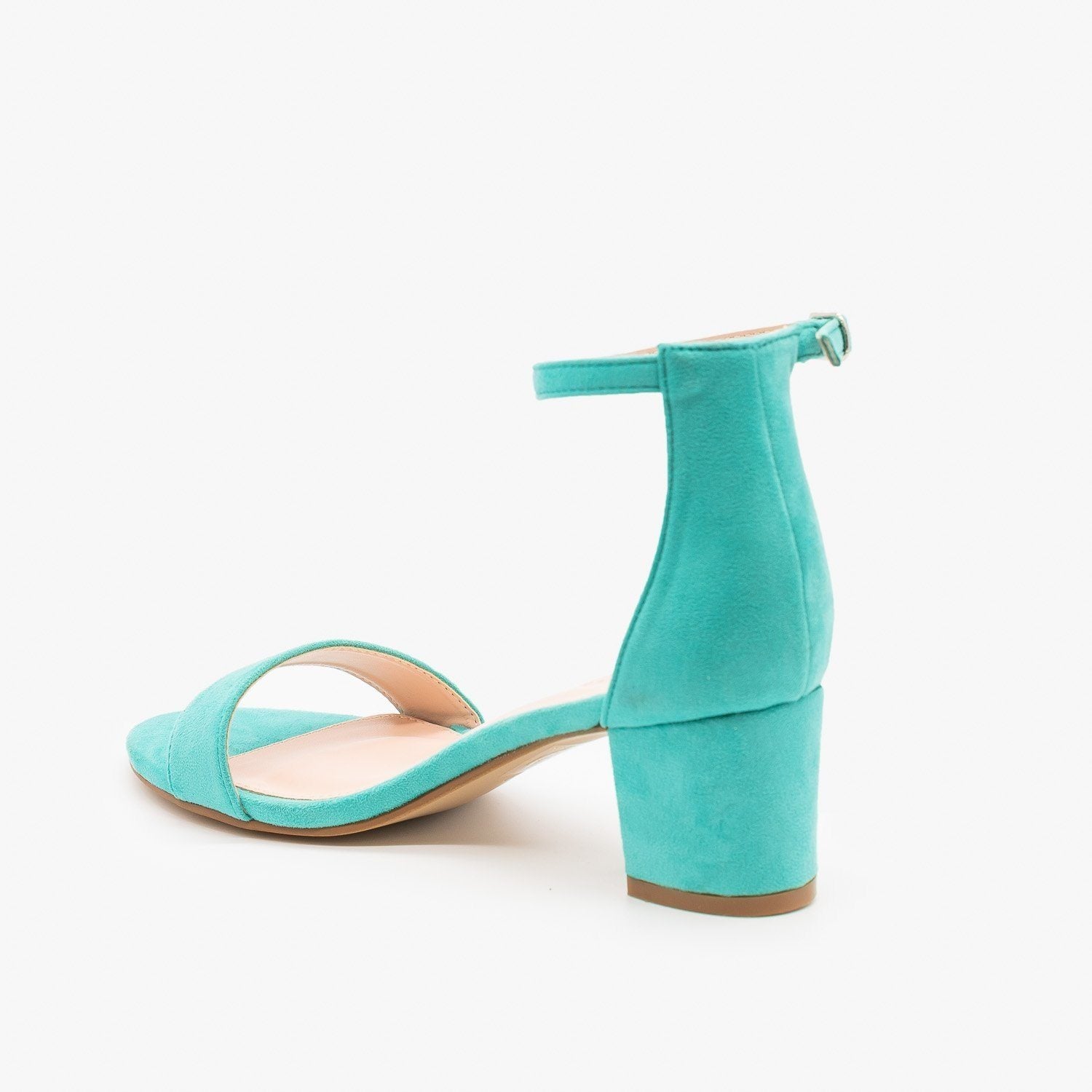 aqua block heels