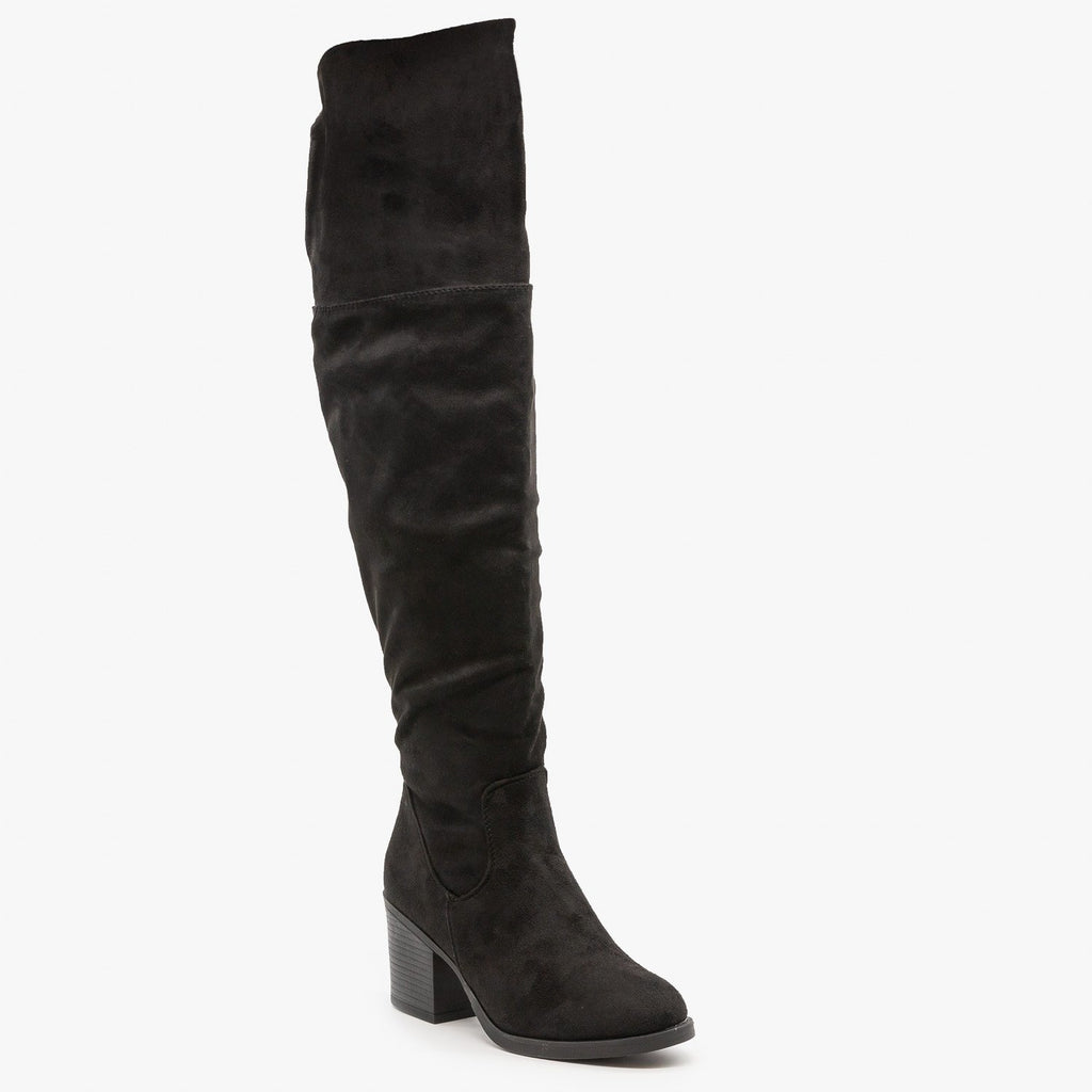 Essential Over-the-Knee Boots - Top Moda Shoes Congo-1 | Shoetopia