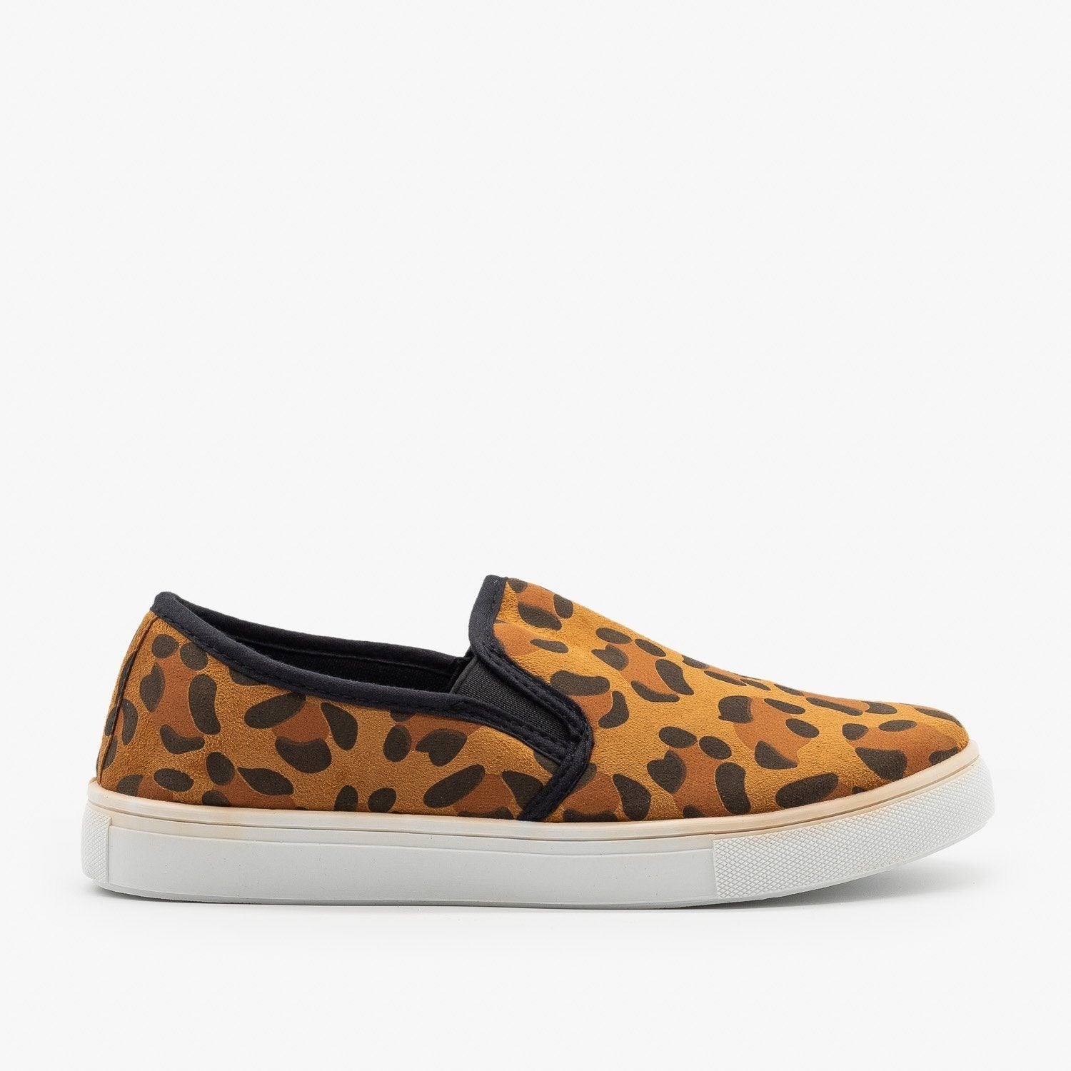 cheetah slip ons