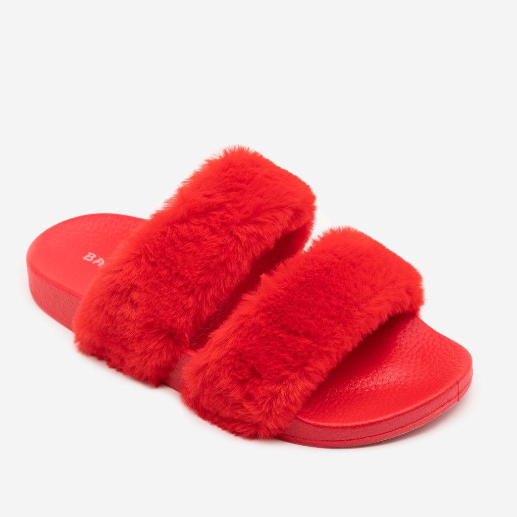 bamboo fur slides