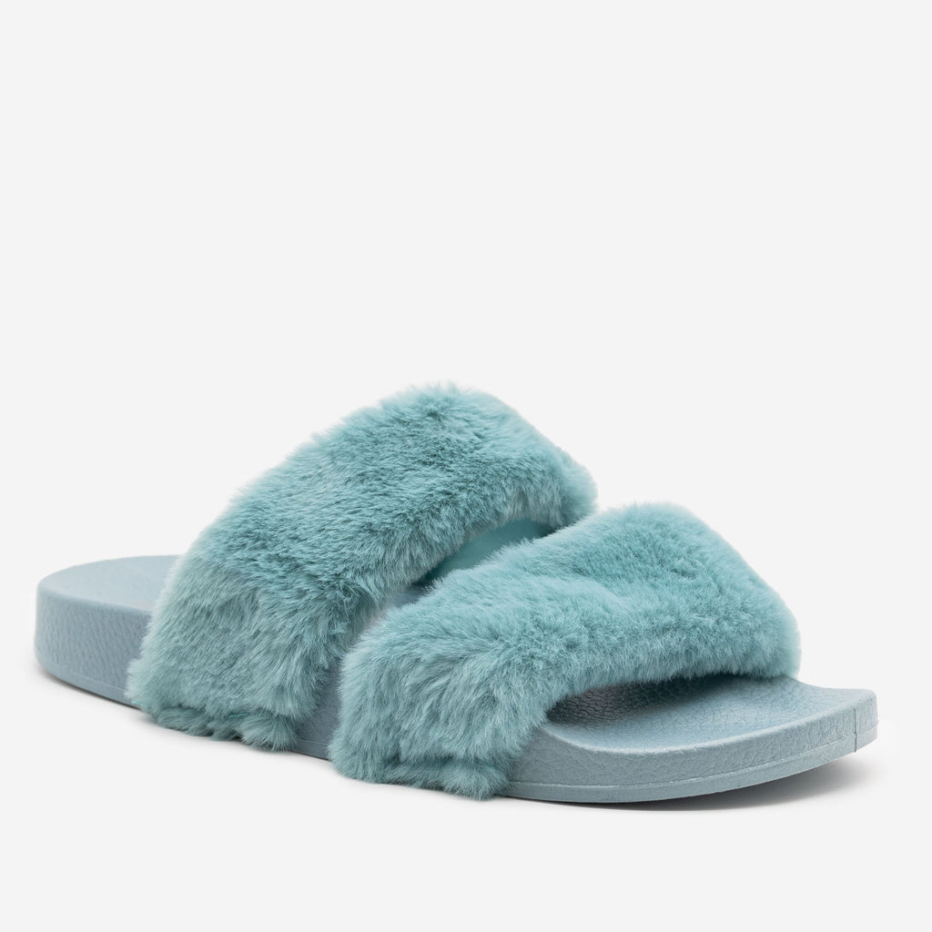 bamboo fur slides