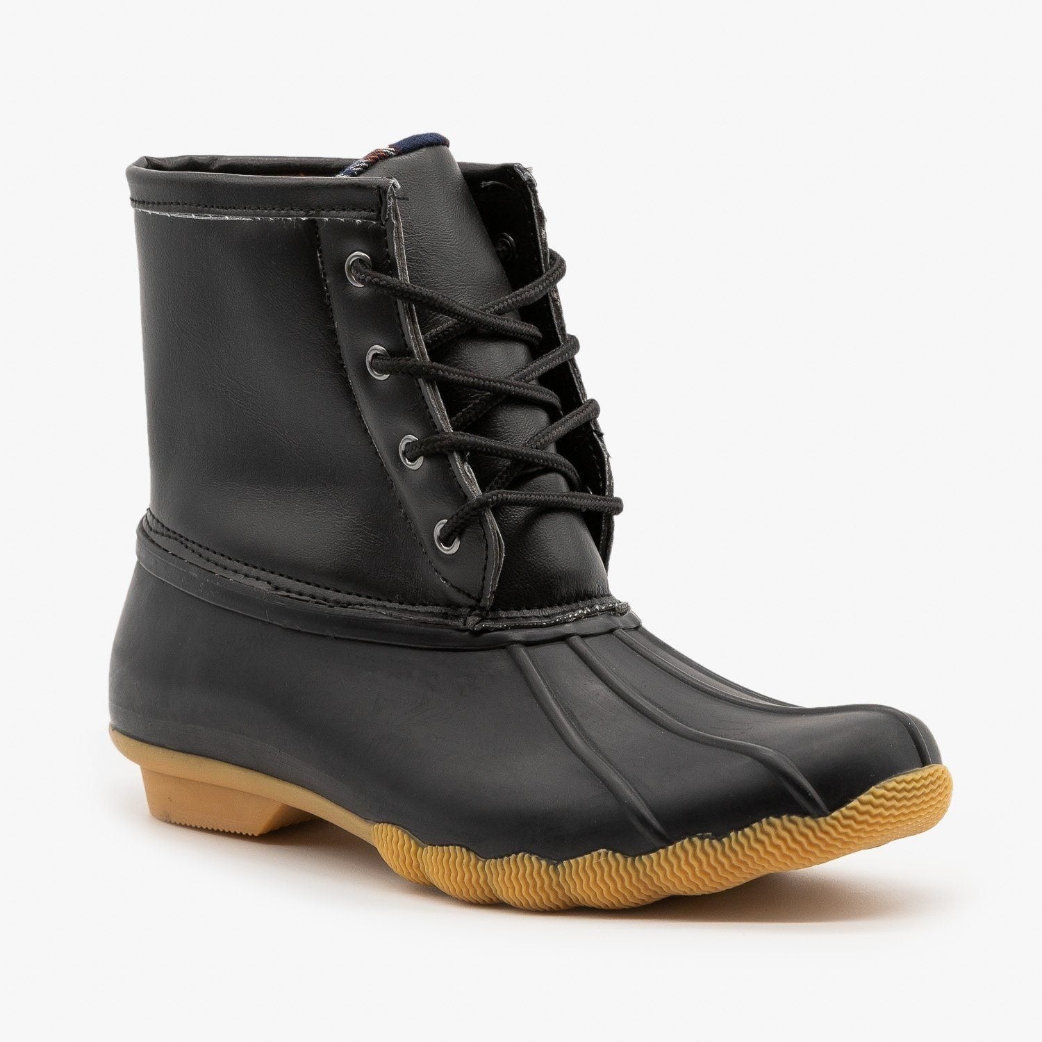lined duck boots womens