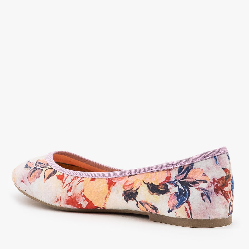 floral flats