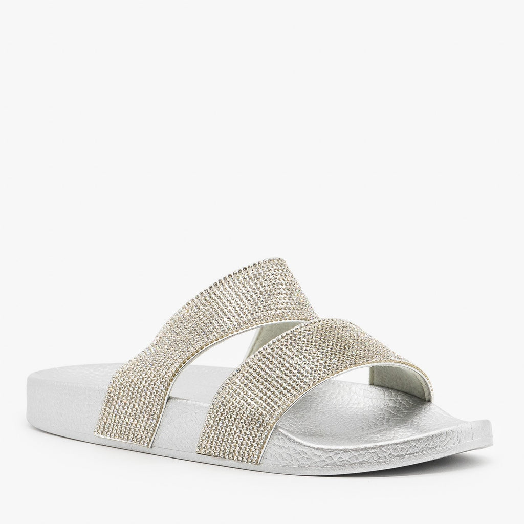 bamboo rhinestone slides