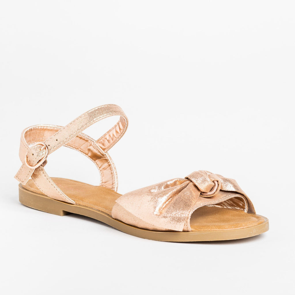 gold summer sandals