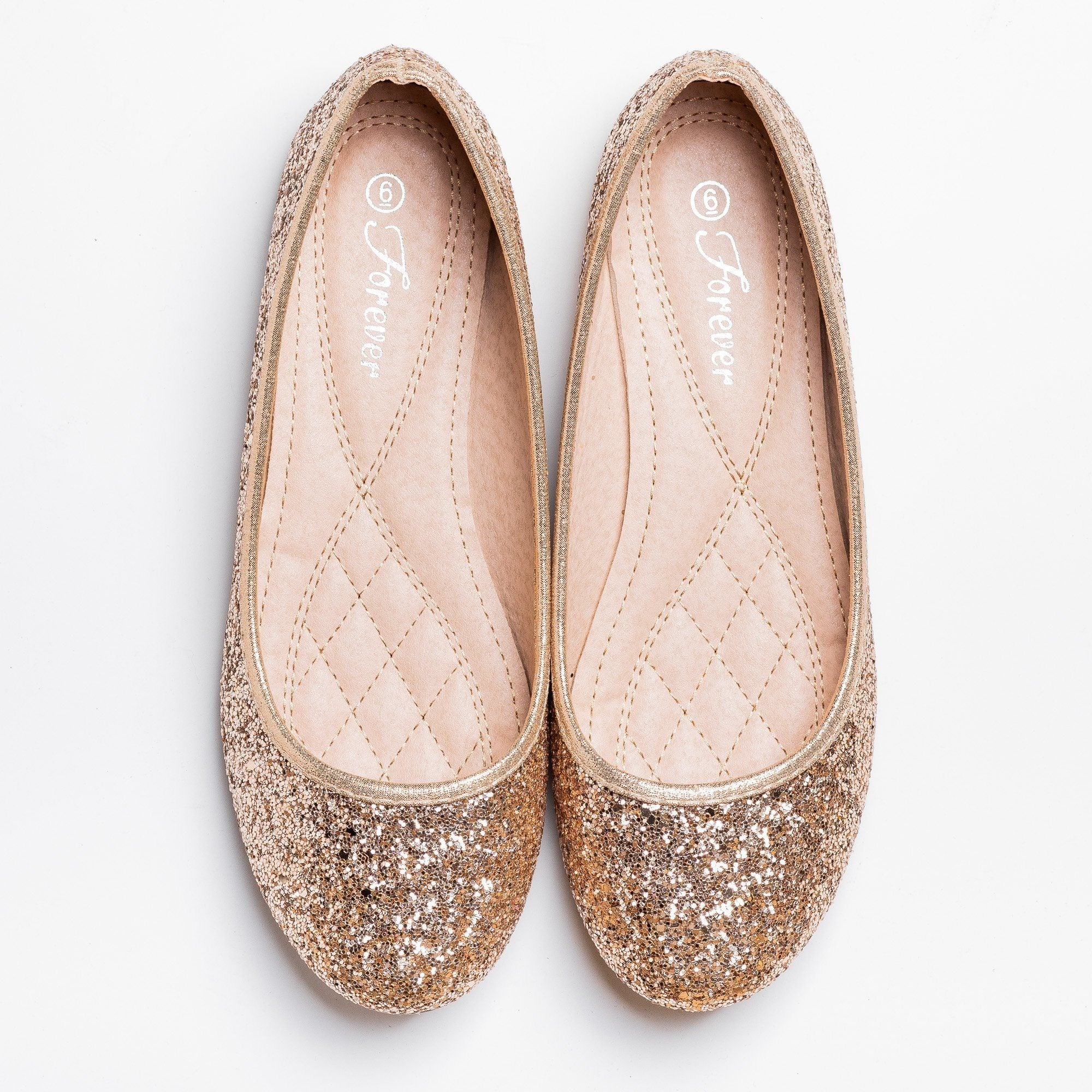 glitter flats womens