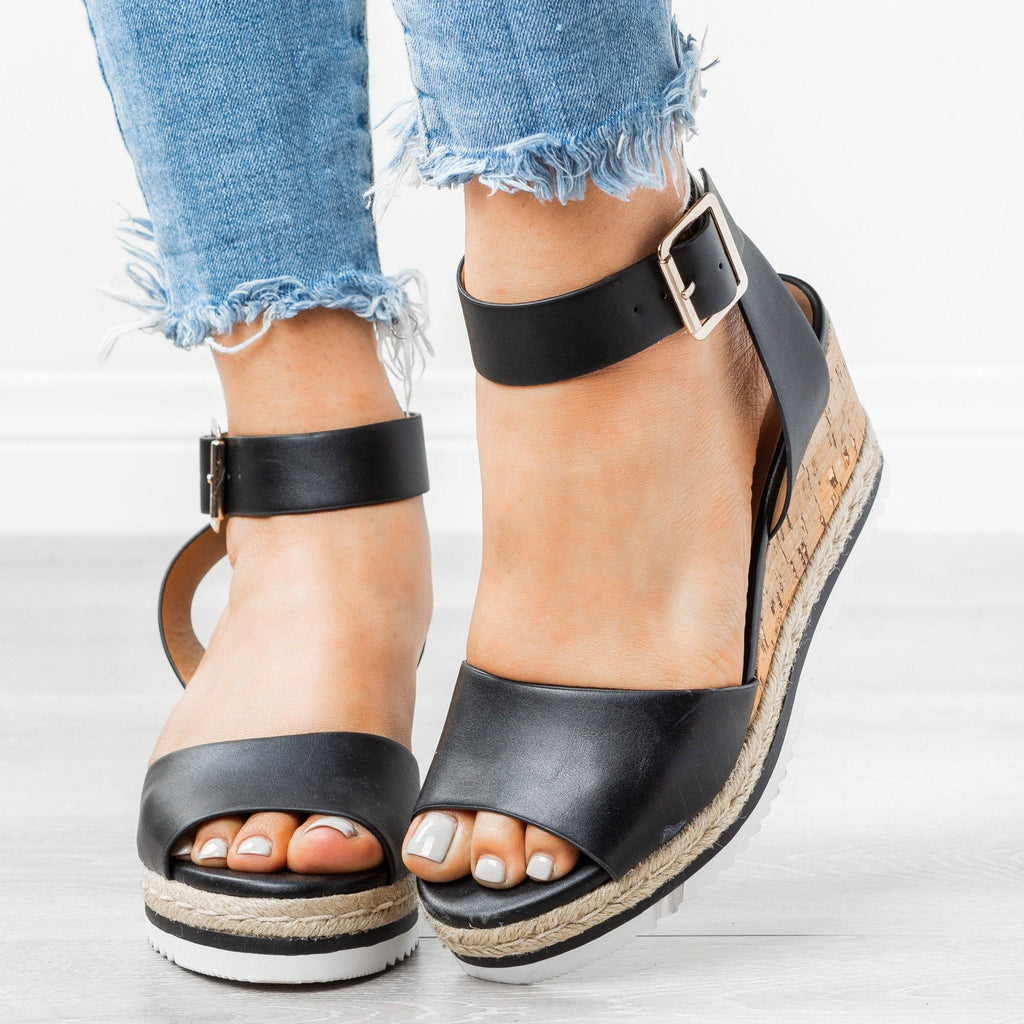 Gorgeous Summer Wedges - City Classified Shoes Junior-S | Shoetopia