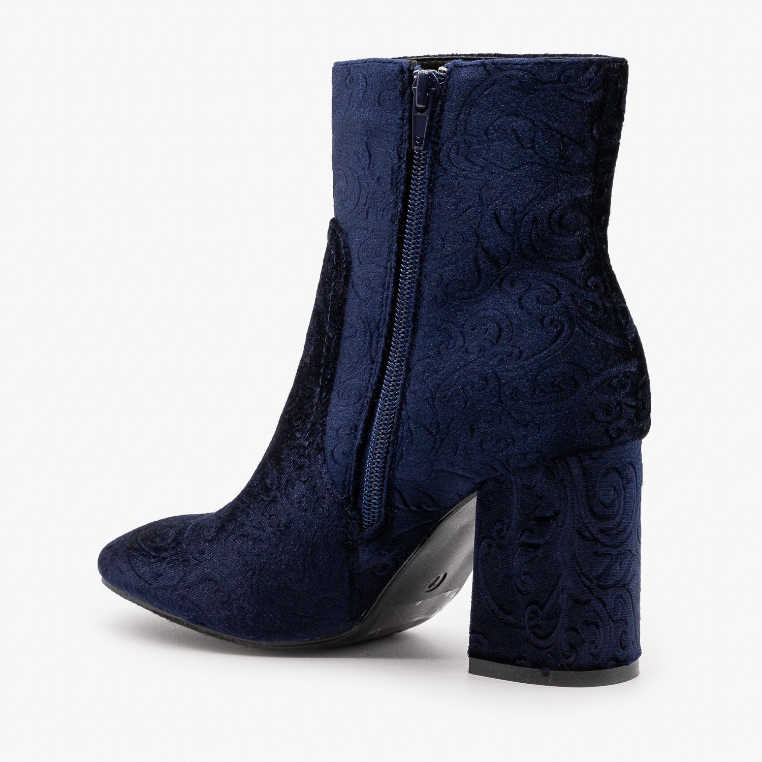 womens velvet booties