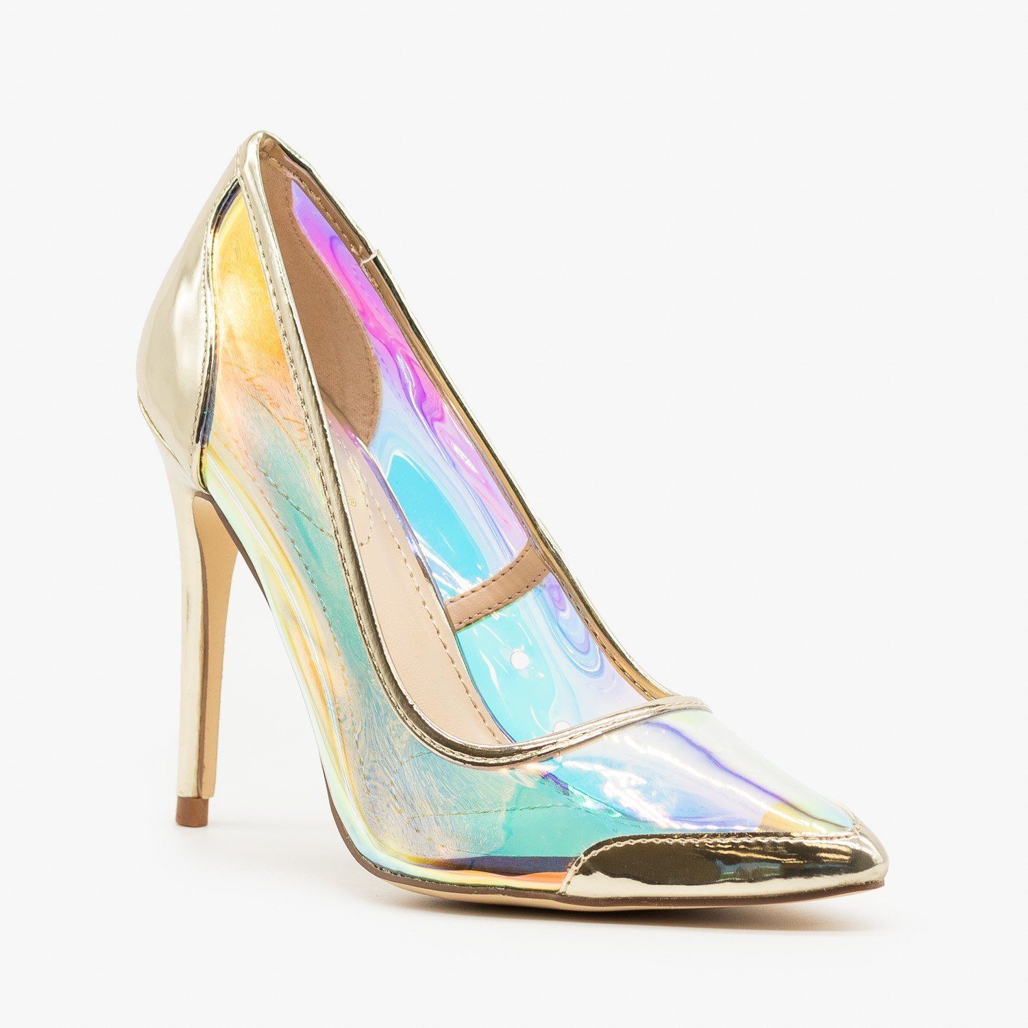 iridescent heels size 11