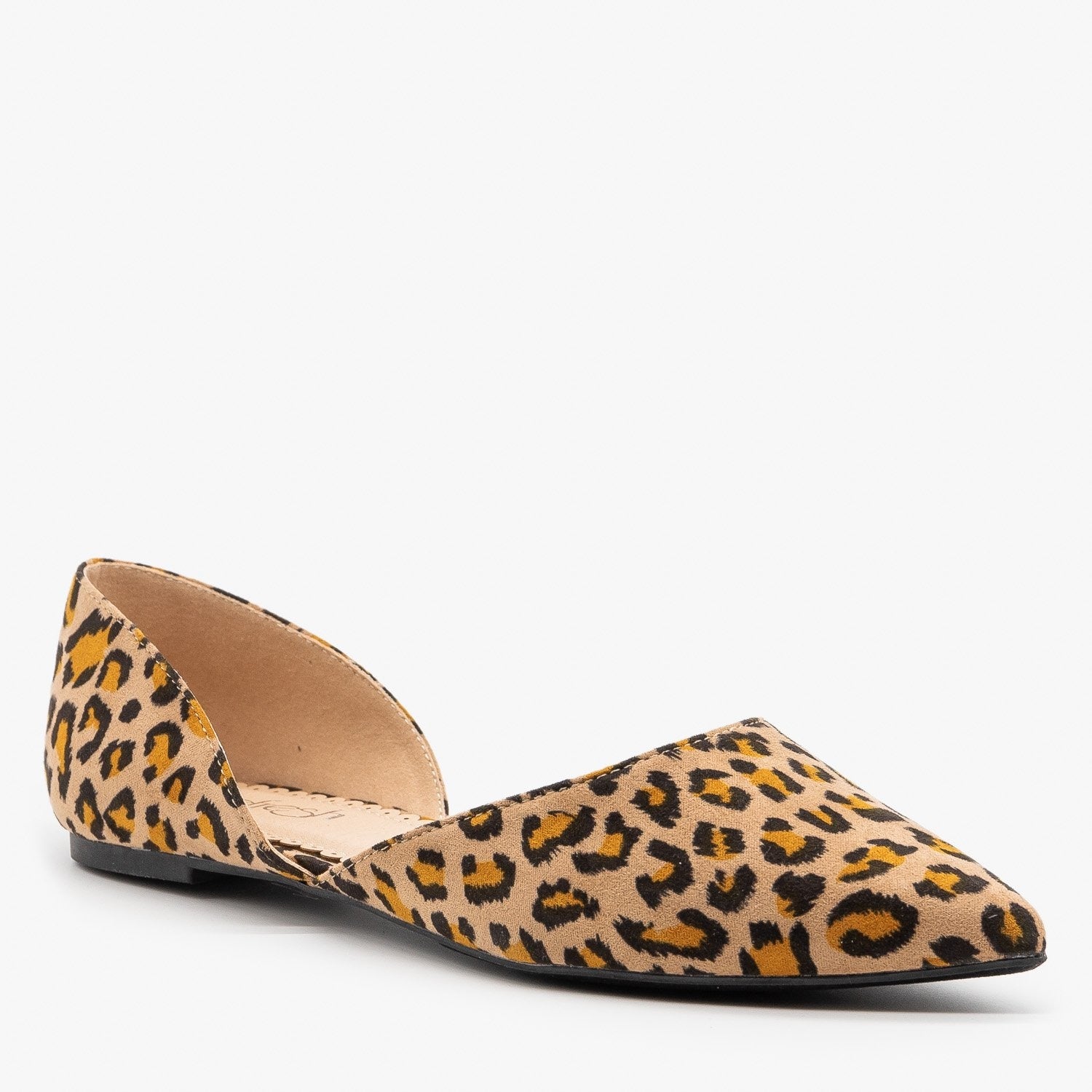 leopard pointed toe flats