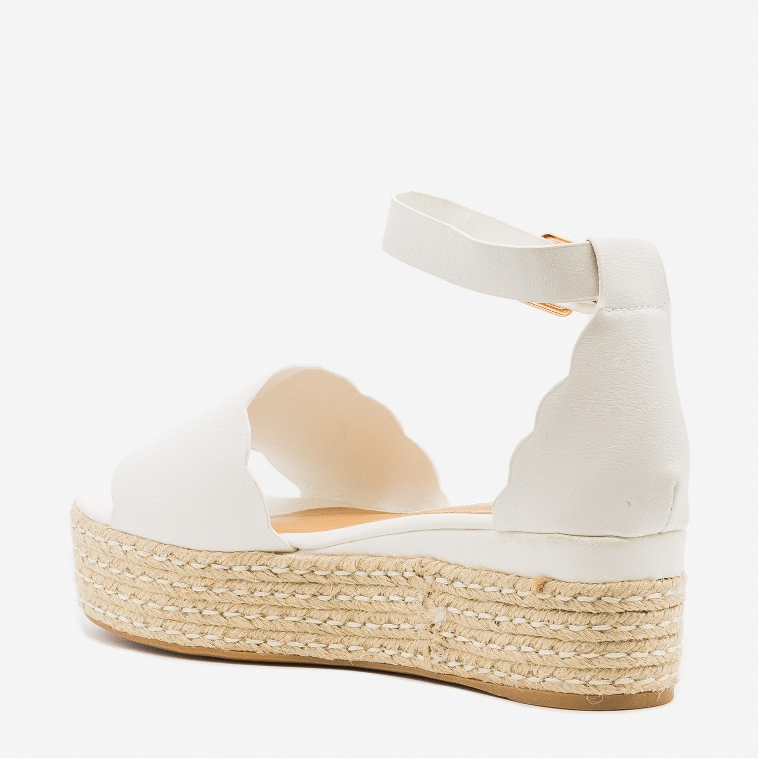 bamboo scalloped espadrilles