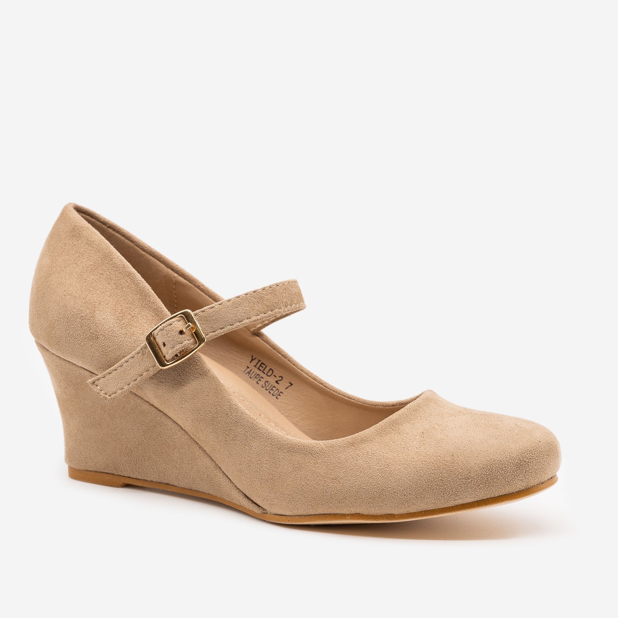 Mary Jane Wedge Heels - Anna Shoes 