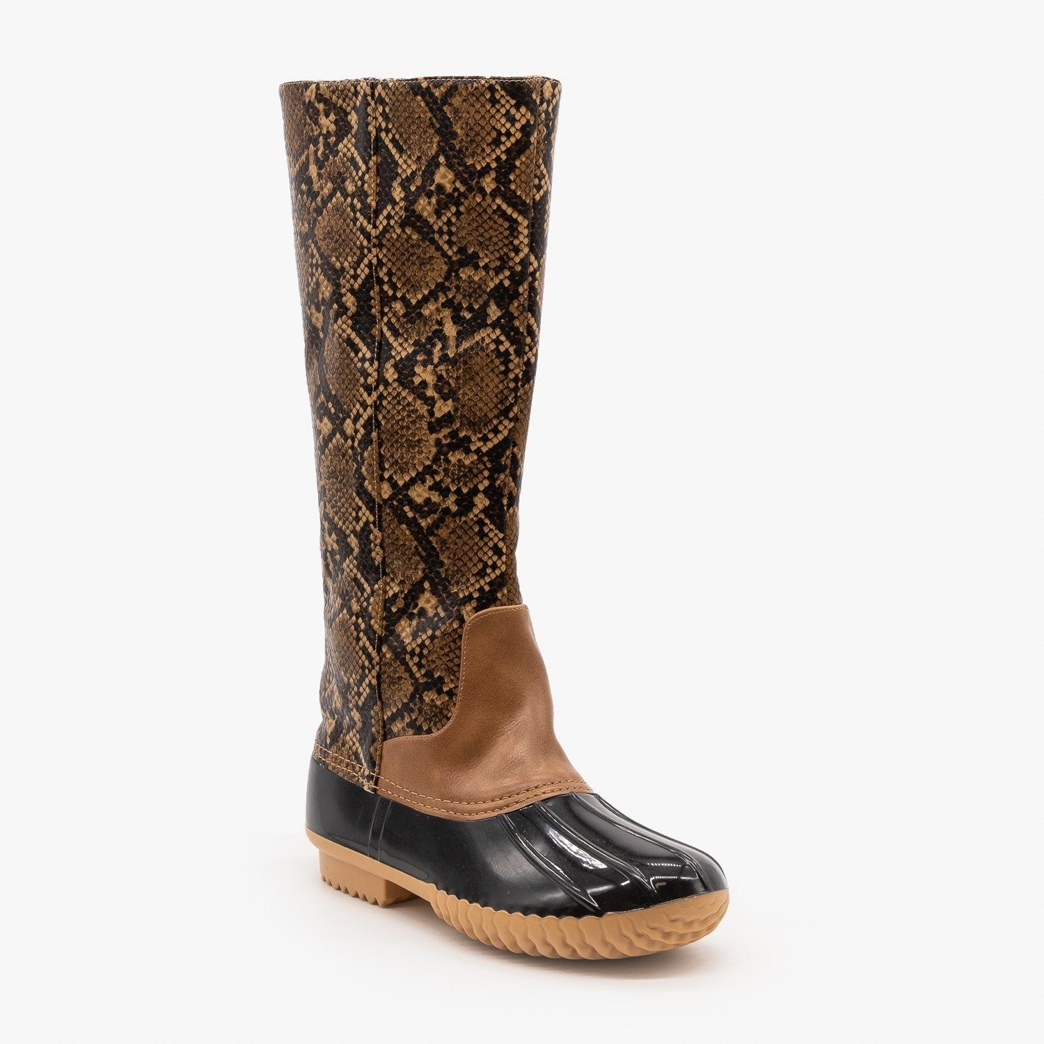 mid calf duck boots