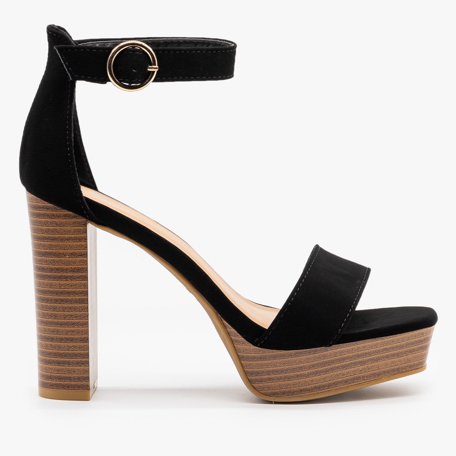 bamboo black heels