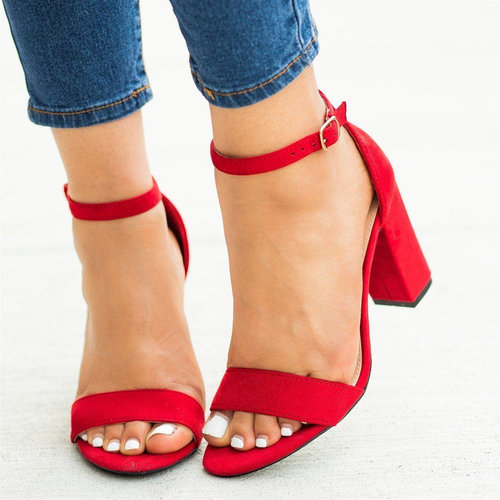 Must-Have Open Toe High Heels - Refresh Shoes Lynn-03 | Shoetopia
