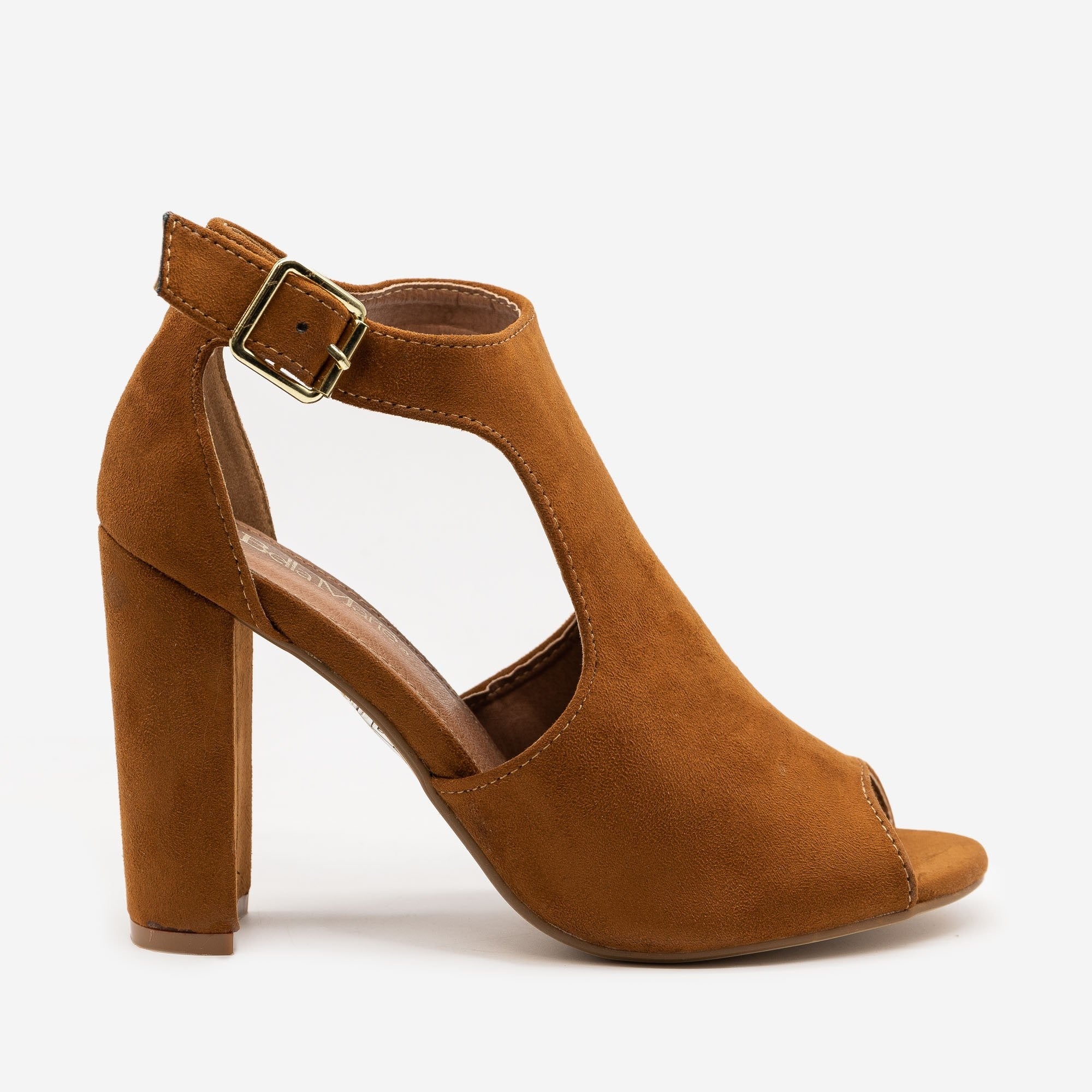 tan peep toe