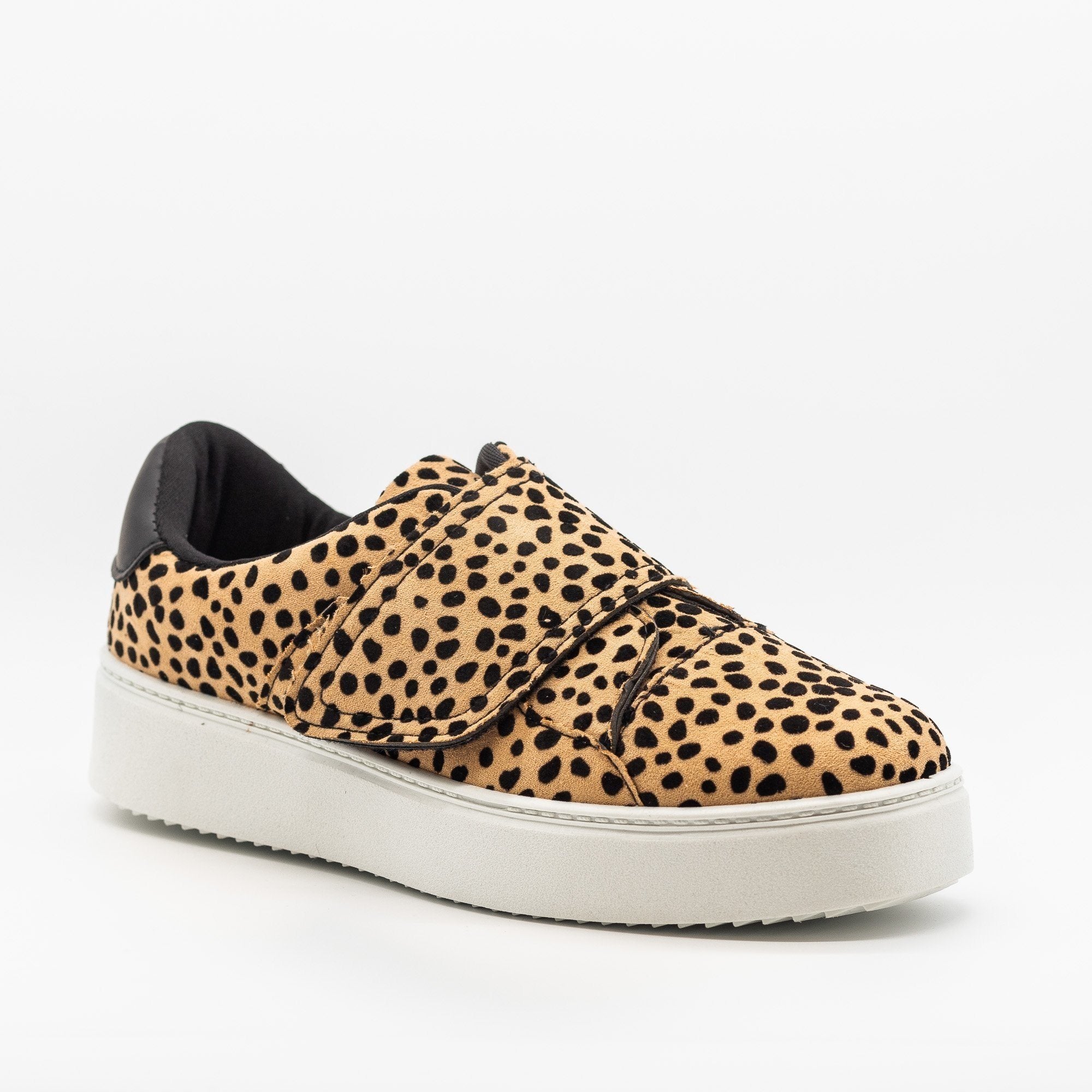 qupid leopard sneakers