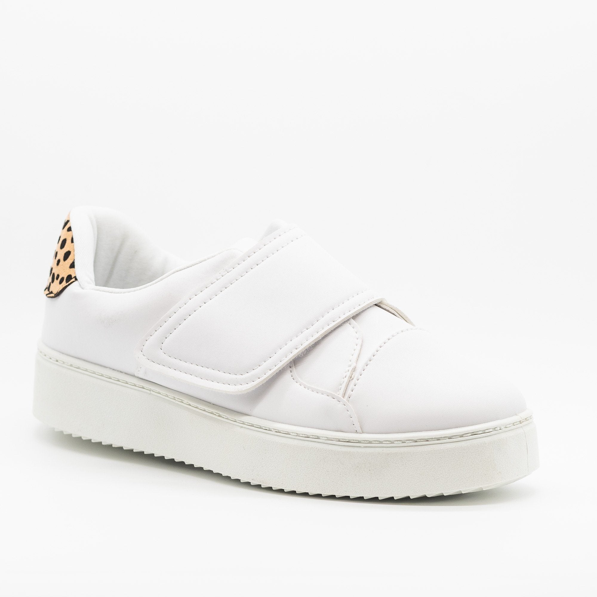 velcro platform sneakers