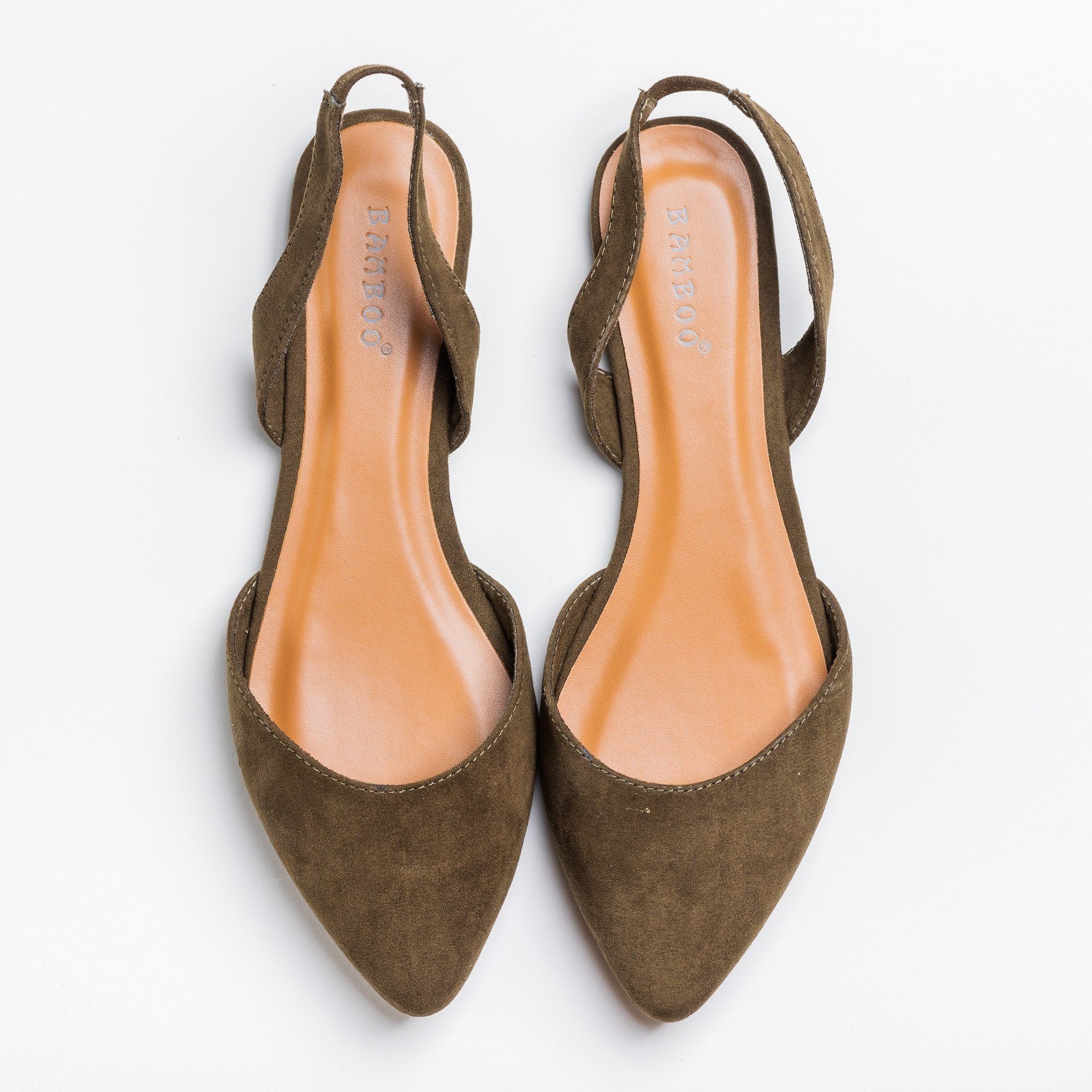 flat pointed slingback shoes