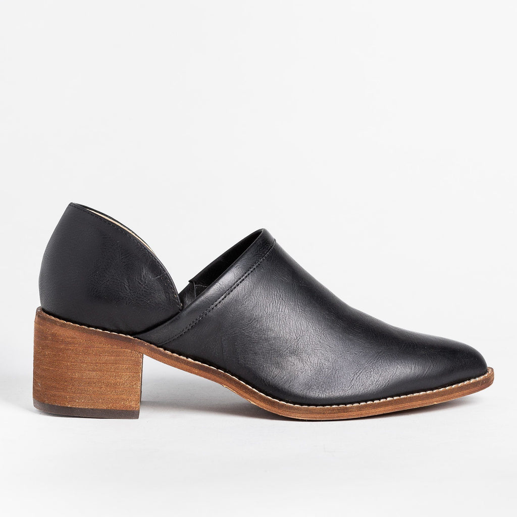 Posh Cut-Out Fashion Heels - ARider Girl Shoes Clay | Shoetopia