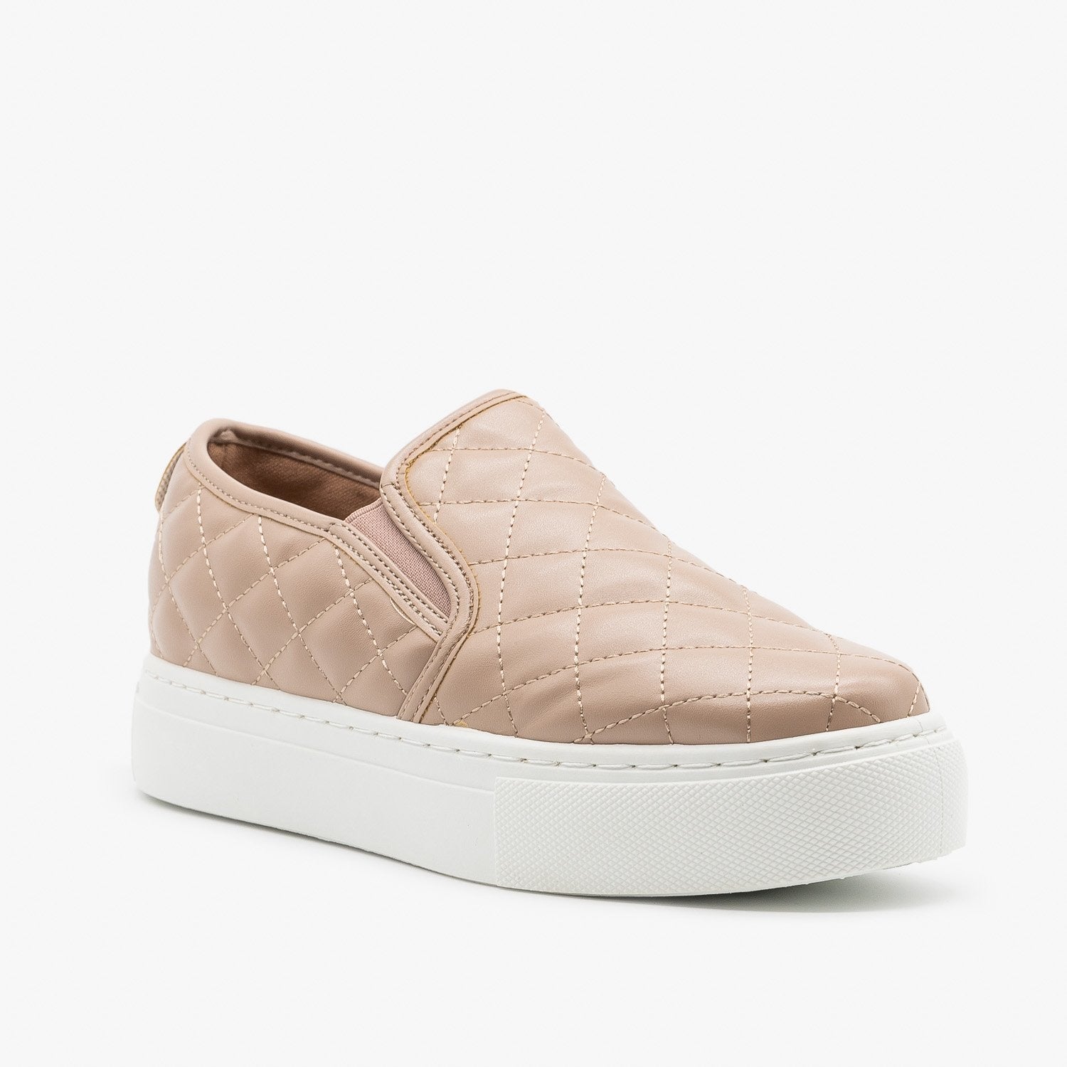 leather platform slip on sneakers