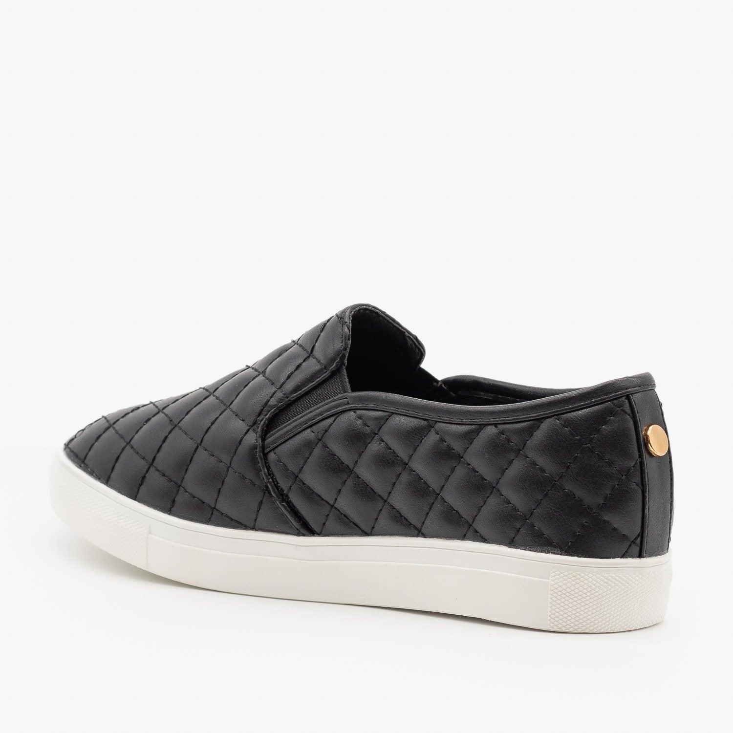 Quilted Slip On Sneakers - La Sheelah Shoes Design-34 | Shoetopia