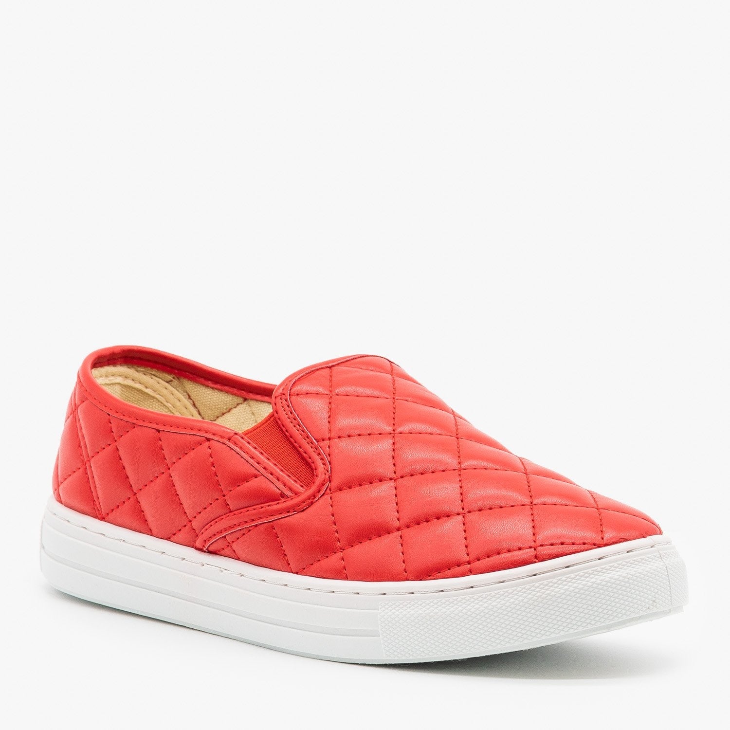 qupid quilted slip on sneakers