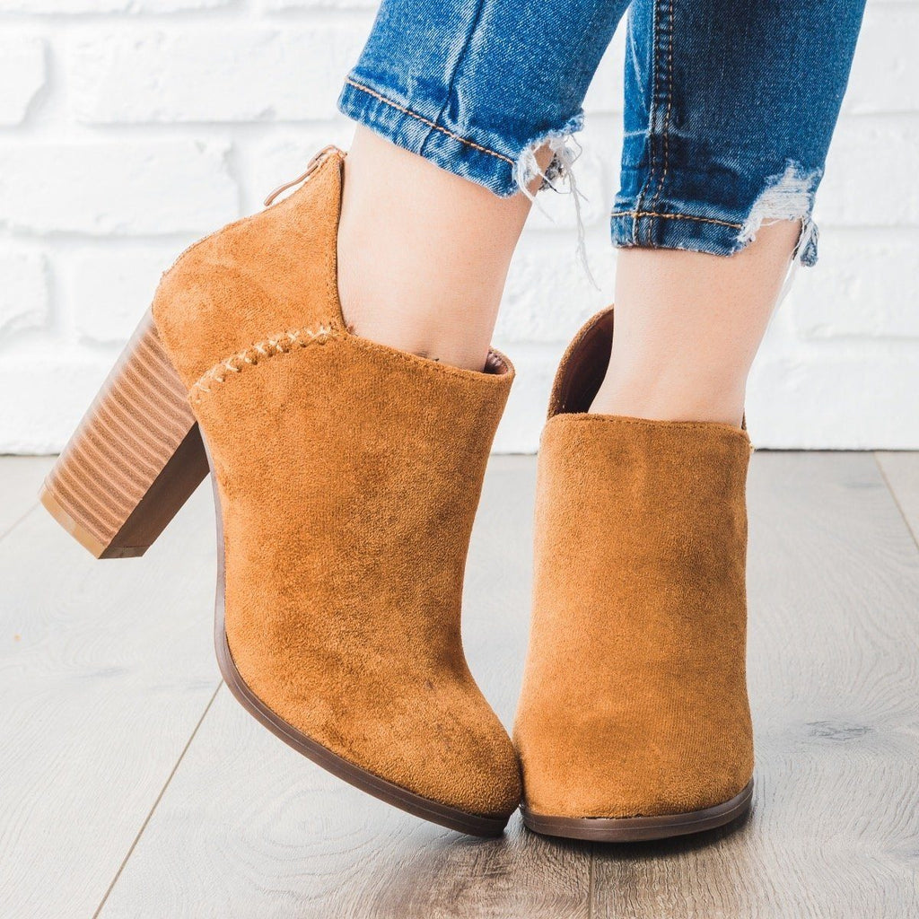 refresh leopard booties