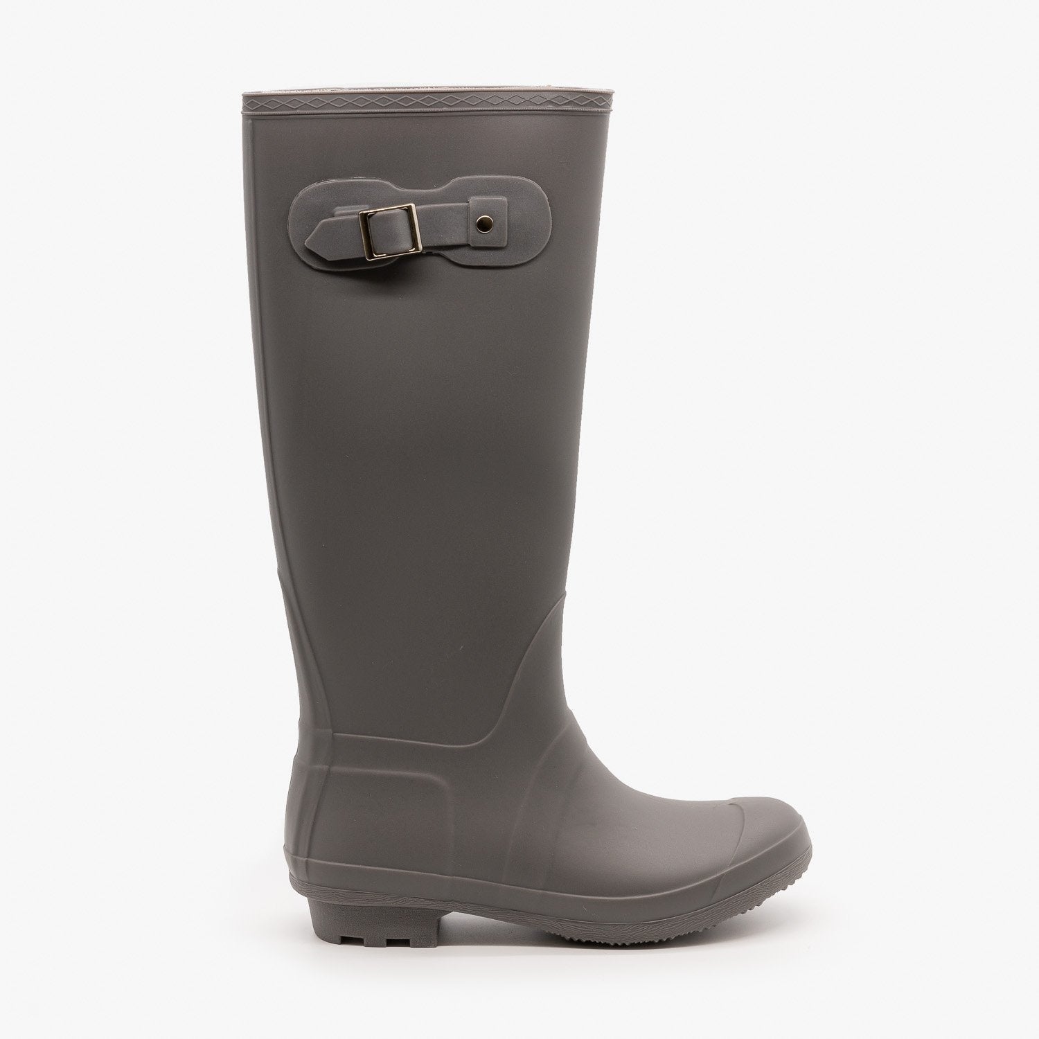 gray rubber boots