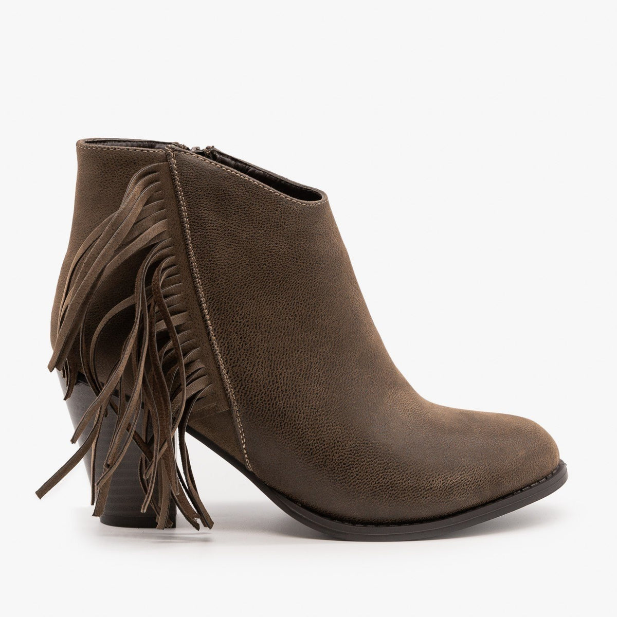 denny block heel bootie