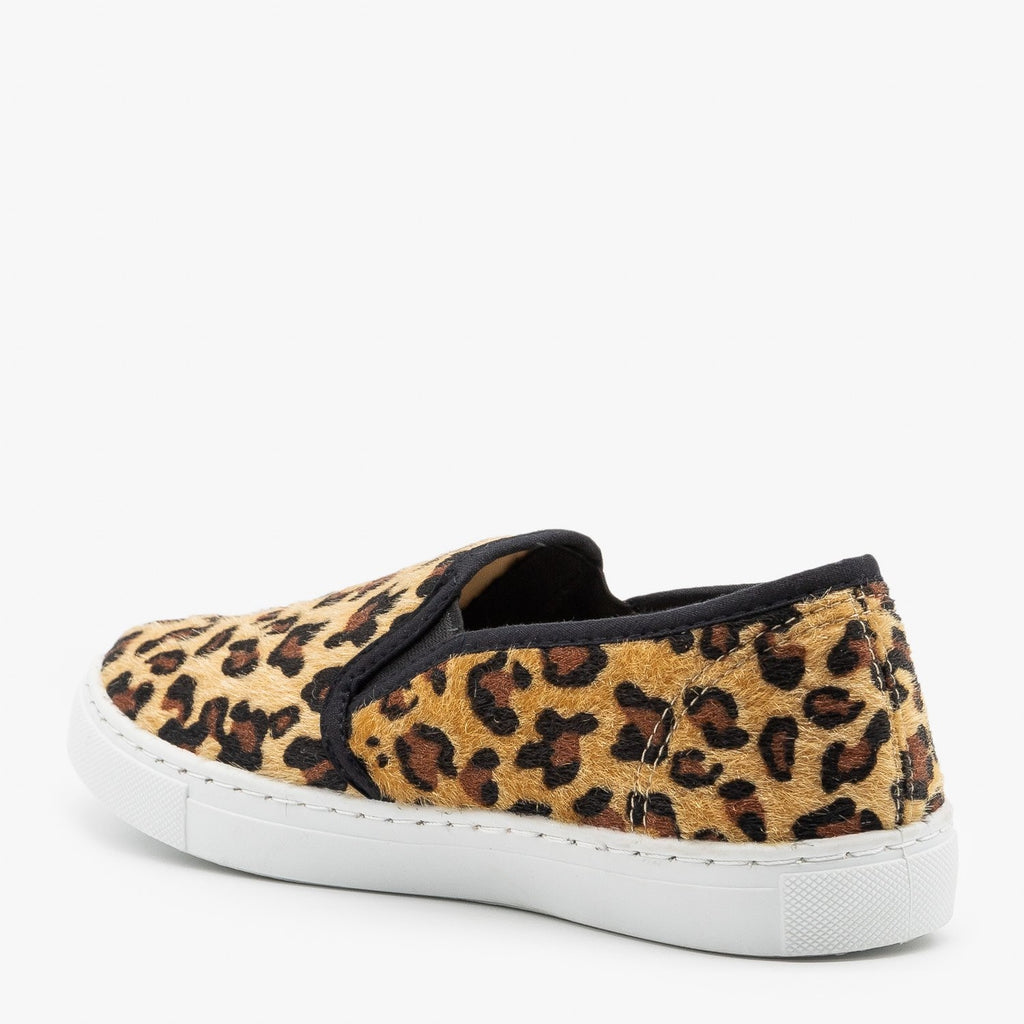 anna leopard slip on sneakers