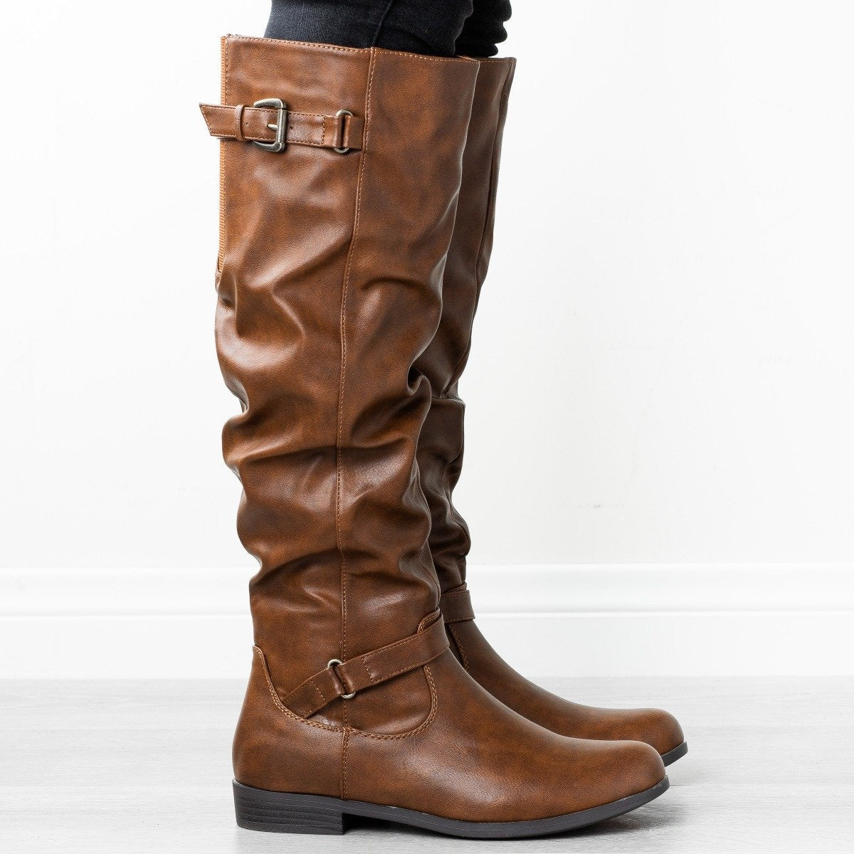 slouchy riding boots