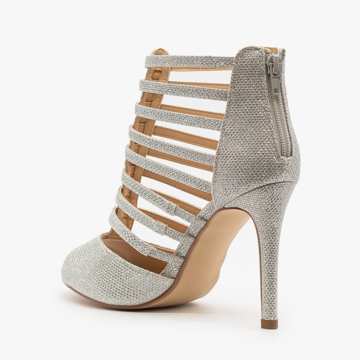 sparkly gladiator heels